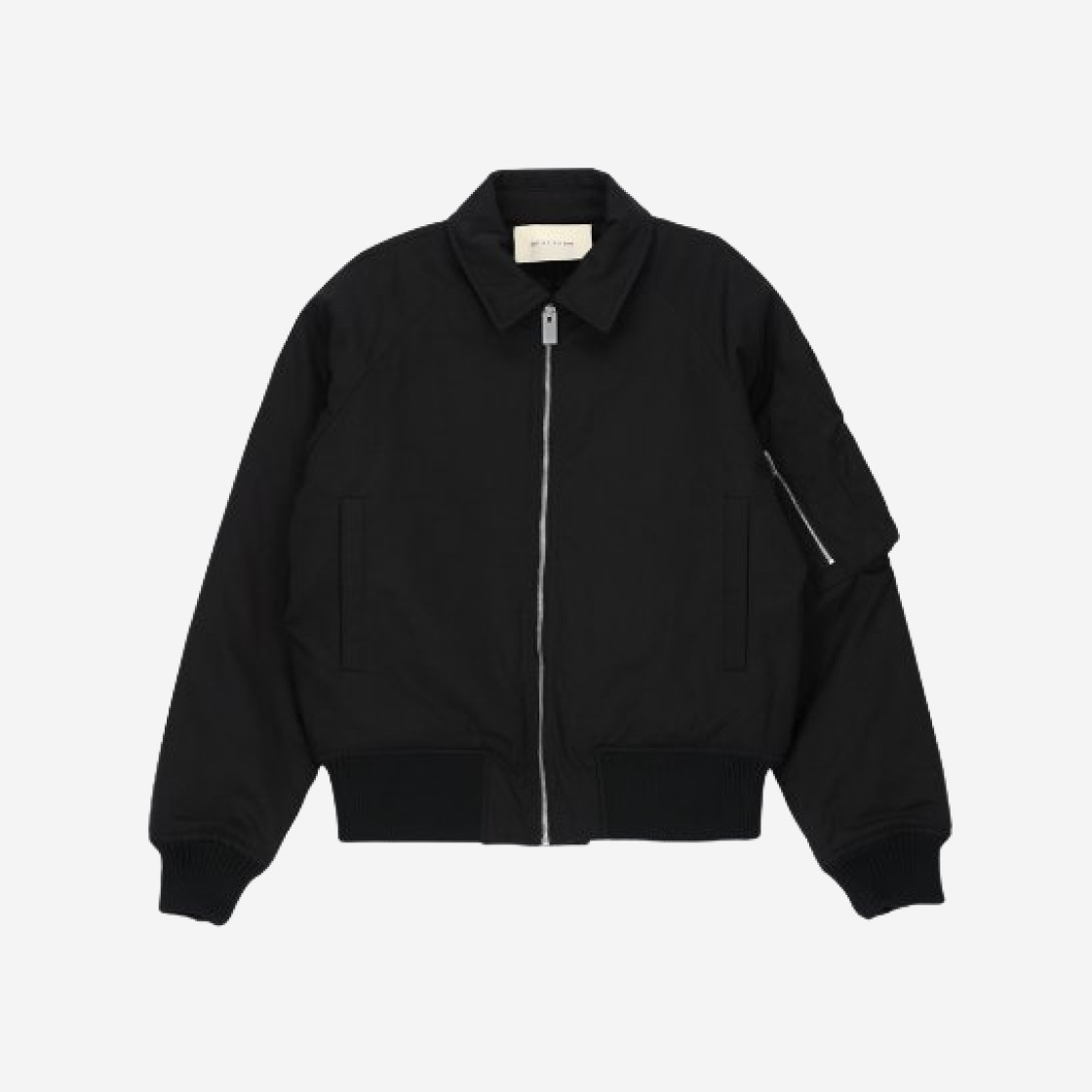 1017 Alyx 9SM Arch Logo Bomber Jacket Black 상세 이미지 1