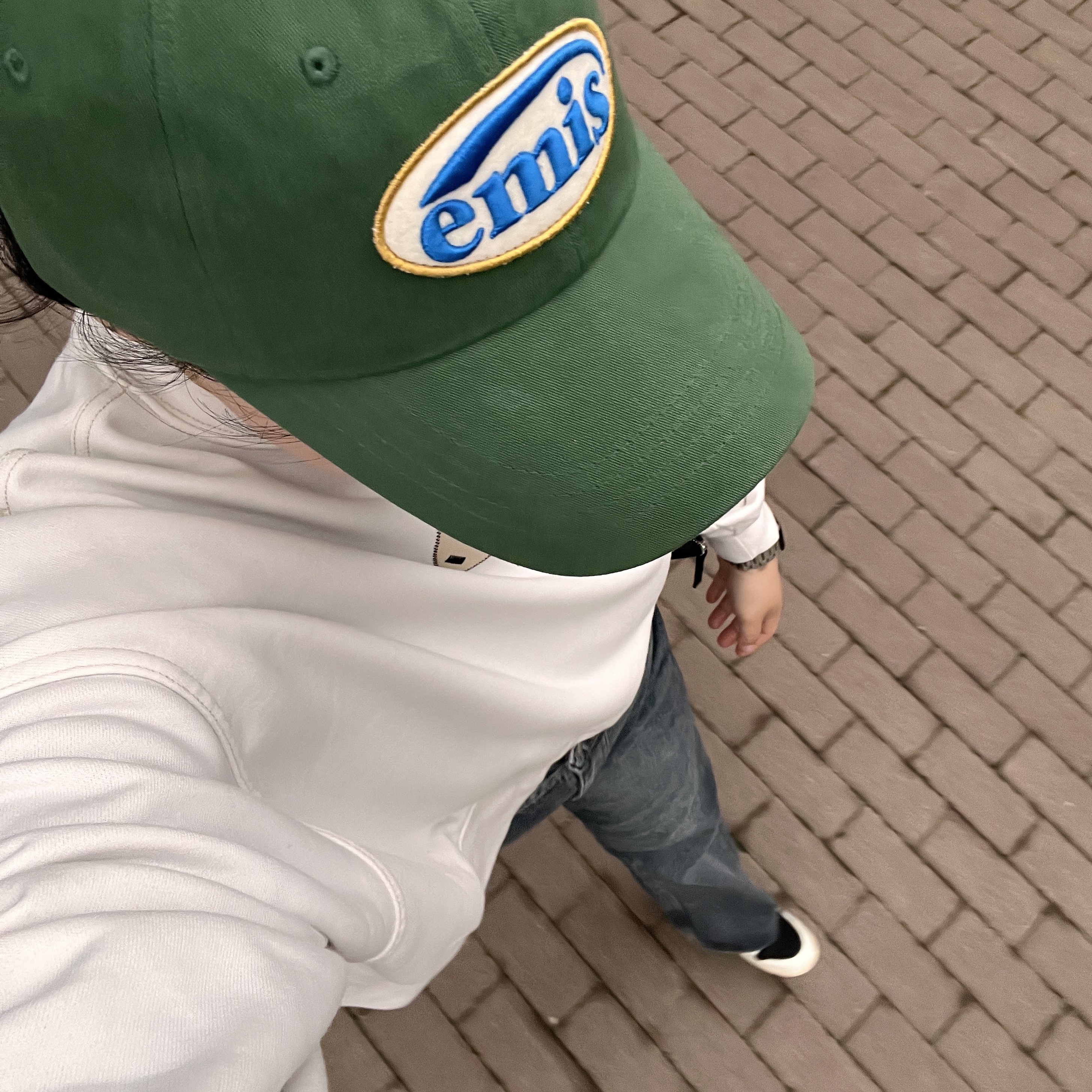 Emis Wappen Ball Cap Green, (PS) Jordan 1 x Travis Scott Retro Low OG SP Medium Olive 착용 스타일