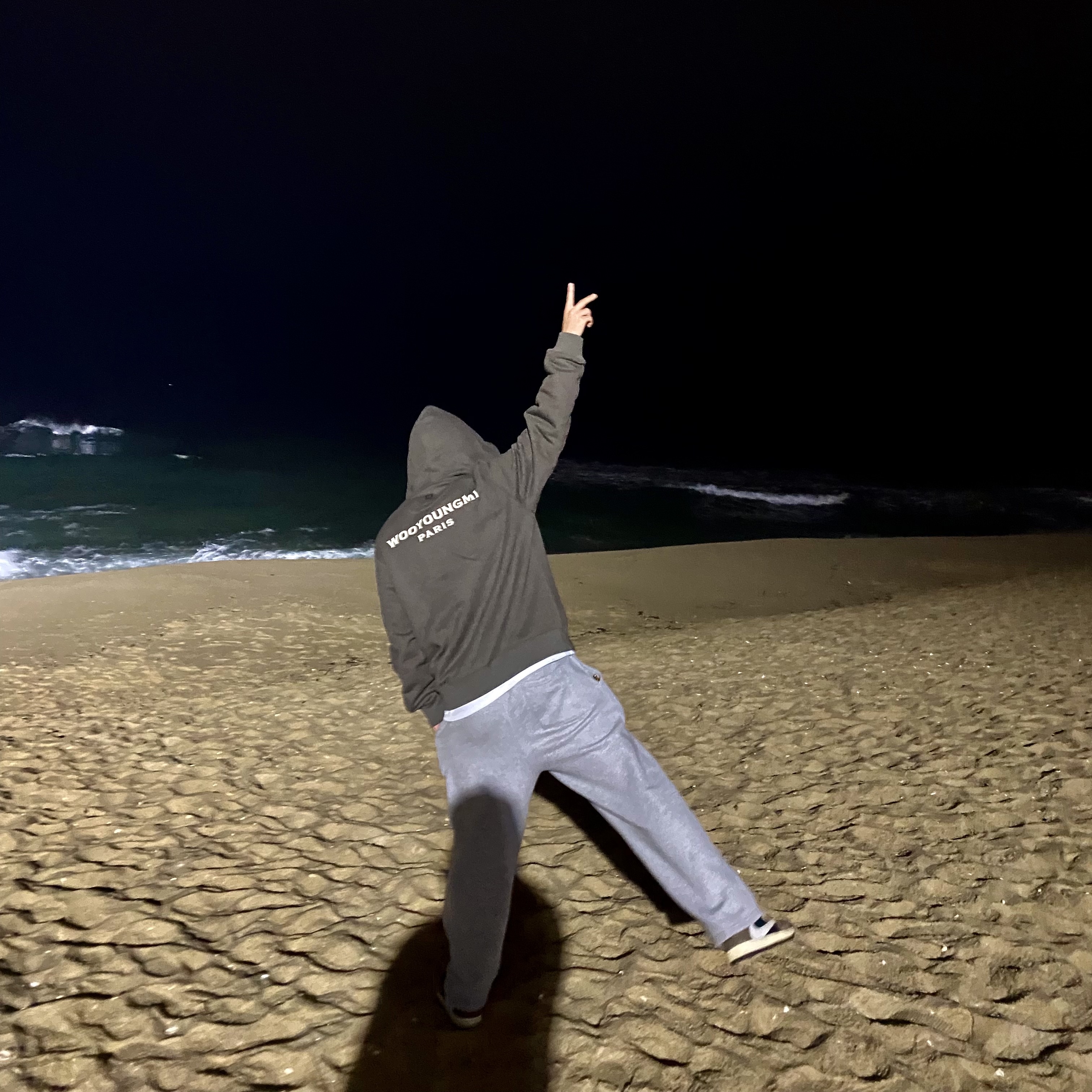 Wooyoungmi Cotton Back Logo Hoodie Khaki - 22FW, Jordan 1 x Travis Scott Retro Low OG SP Mocha 착용 스타일 - 1