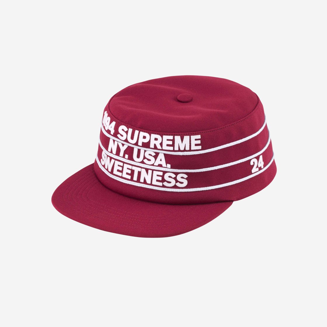 Supreme Pro Bowl Pillbox Hat Cardinal - 24SS 상세 이미지 1