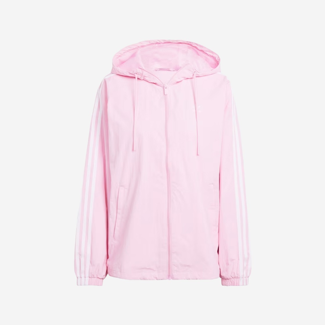 (W) Adidas 3-Stripes Windbreaker True Pink - KR Sizing 상세 이미지 1