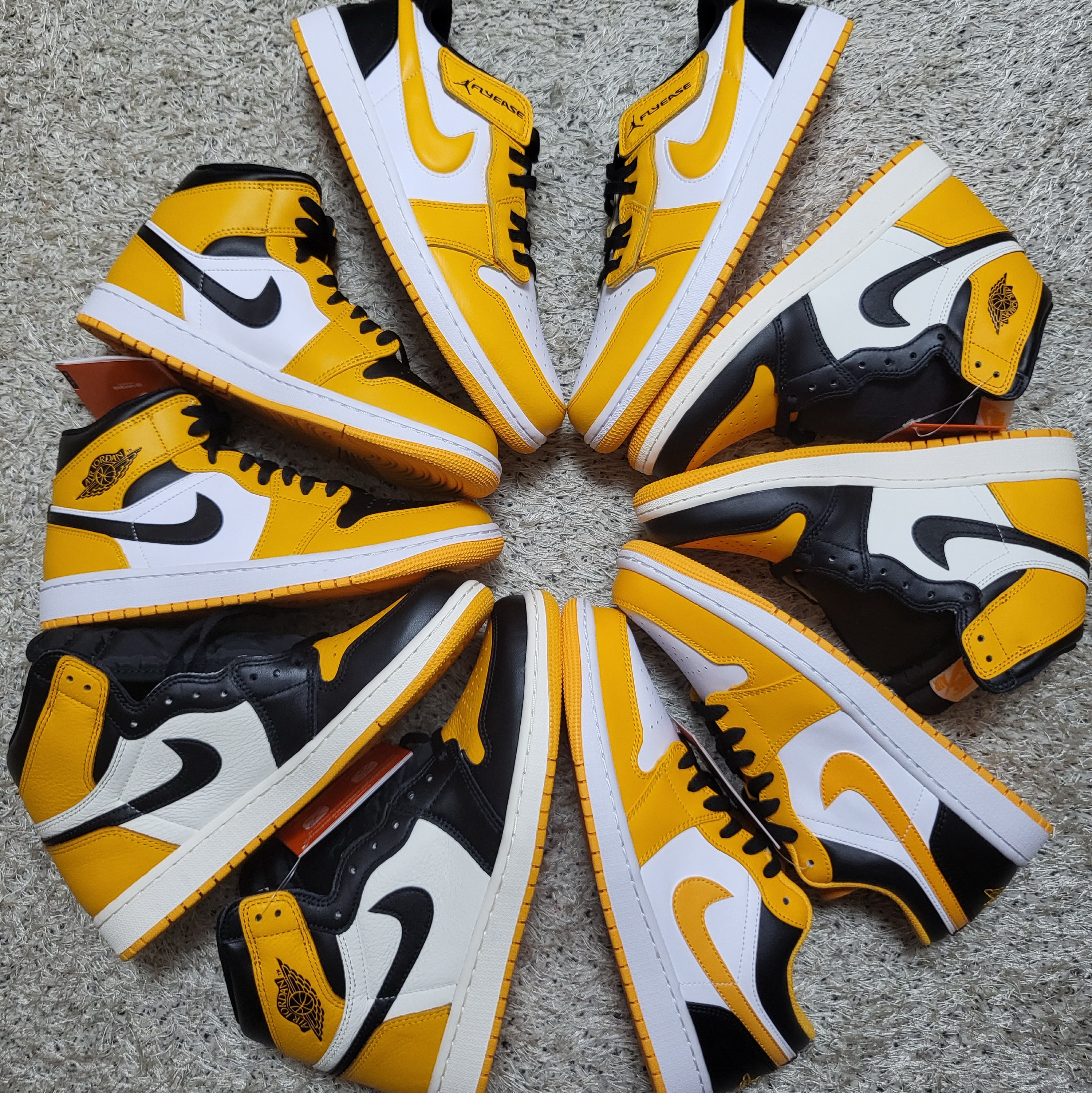 Jordan 1 Low Taxi, Jordan 1 Retro High OG Taxi 착용 스타일