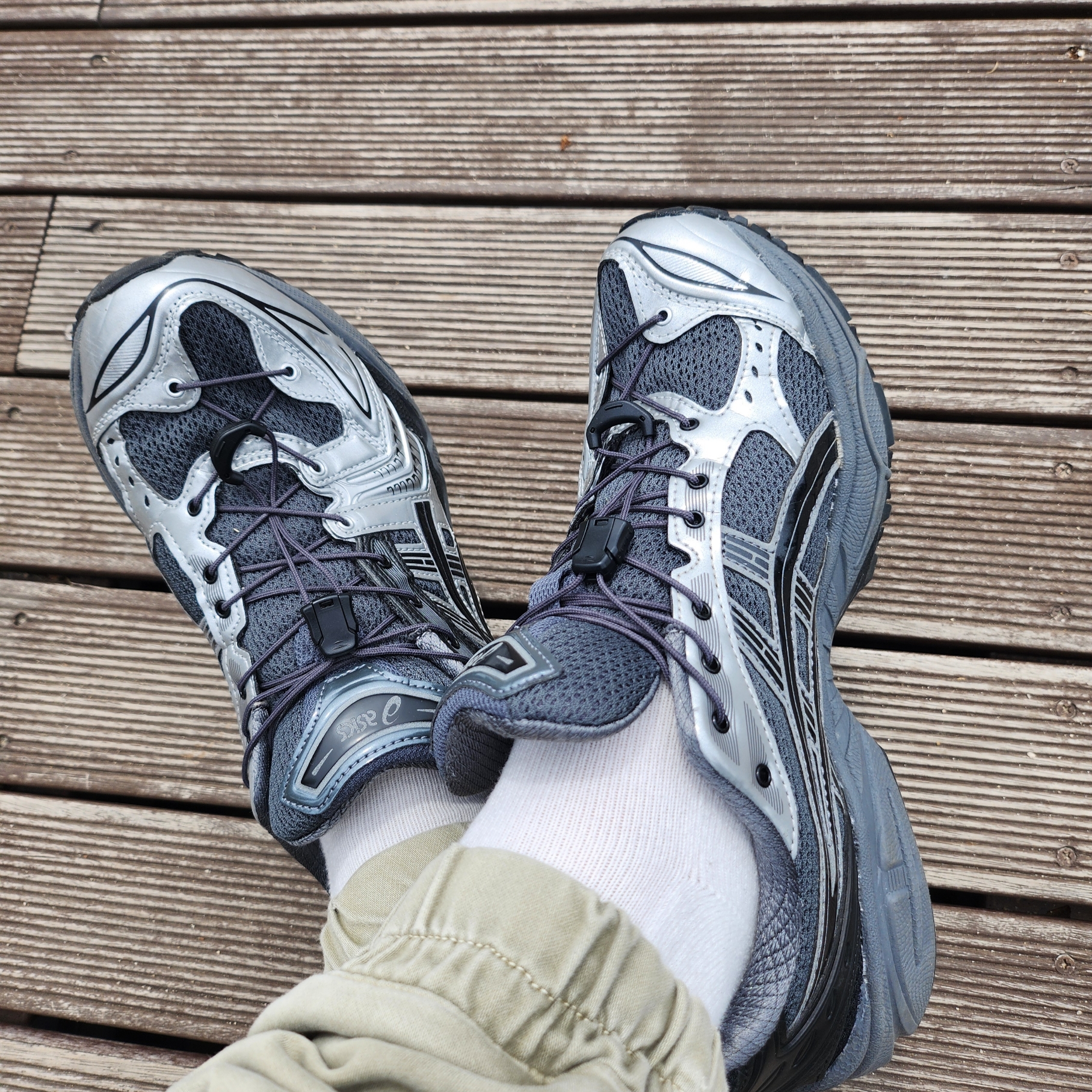 Asics x Unaffected Gel-Kayano 14 Silver Moon 착용 스타일