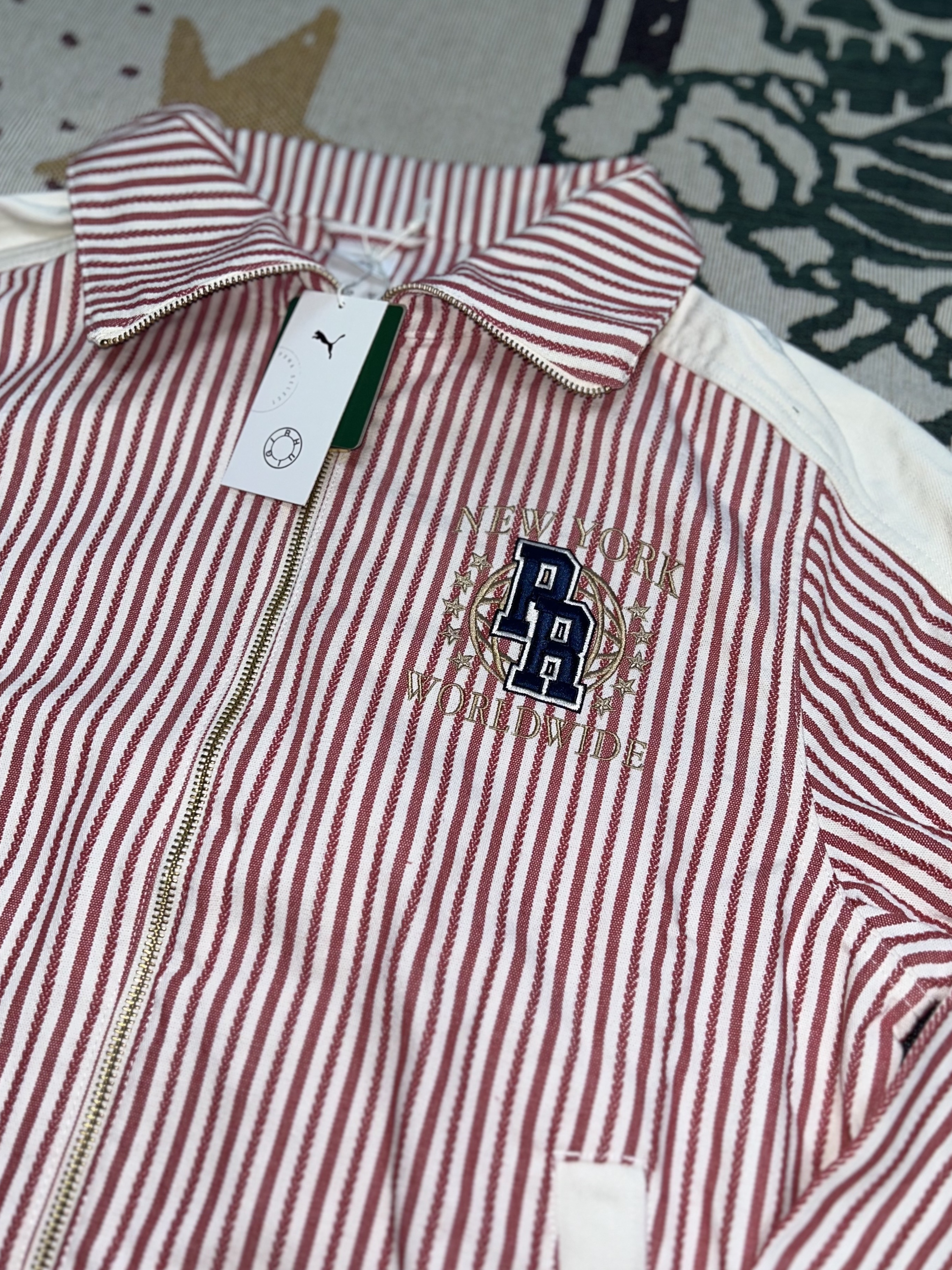 Puma x Rhuigi T7 Summer Jacket Astro Red 착용 스타일 - 1