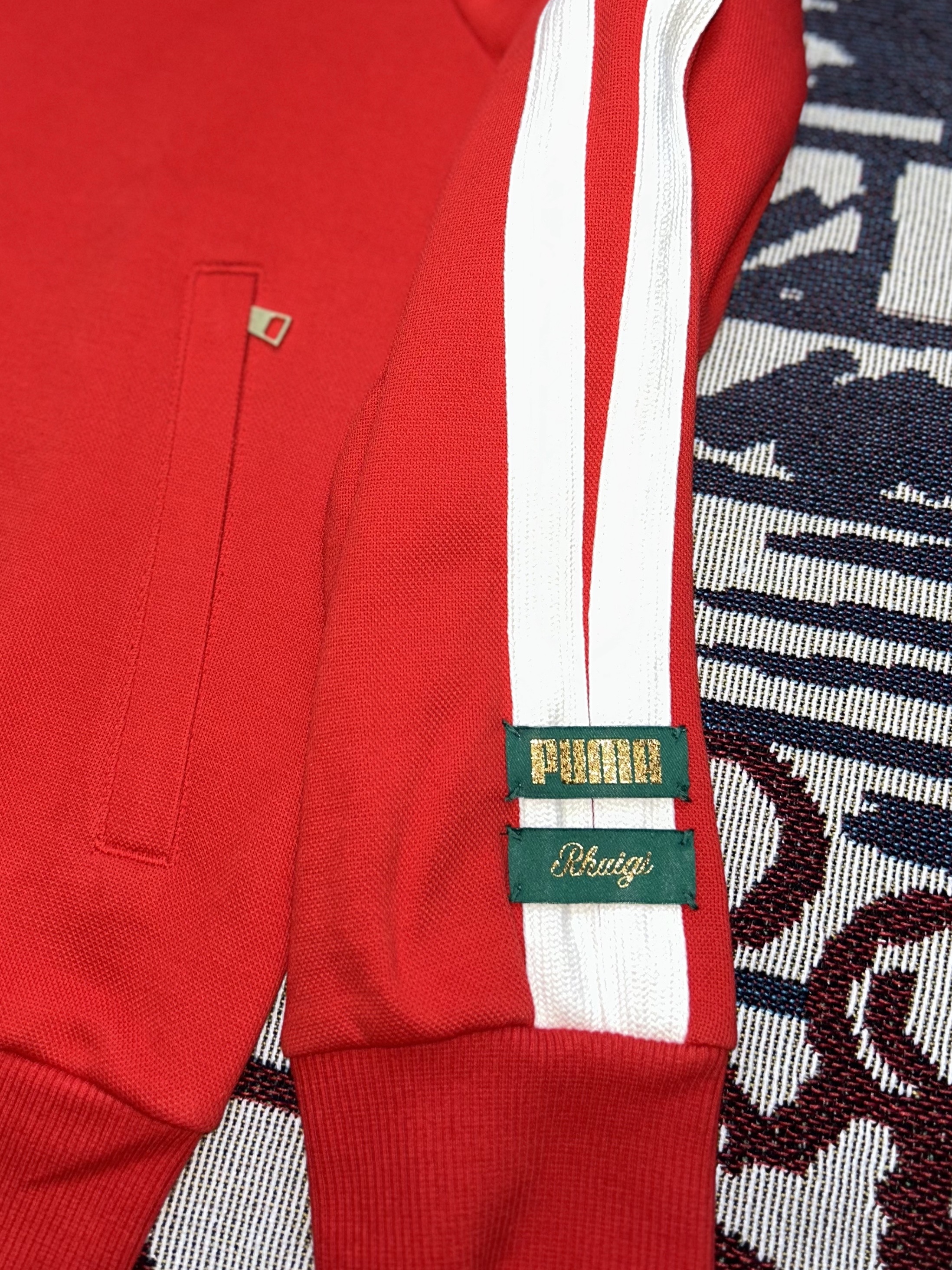 Puma x Rhuigi T7 Track Top For All Time Red 착용 스타일 - 1