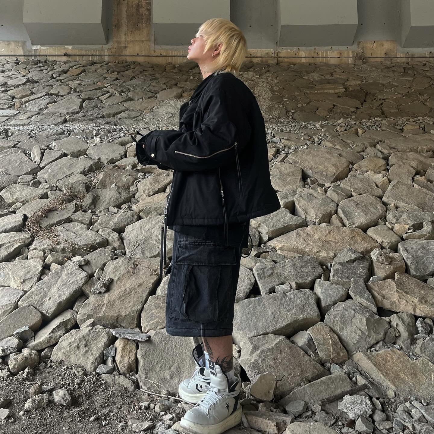 Converse x Drkshdw Turbowpn Pelican 착용 스타일 - 3