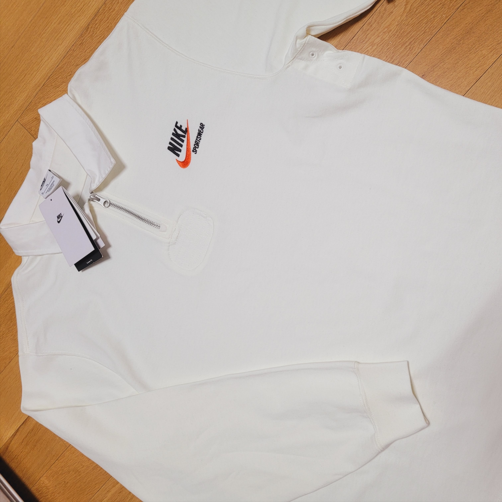 Nike NSW Trend Rugby Top Sail - Asia 착용 스타일 - 1