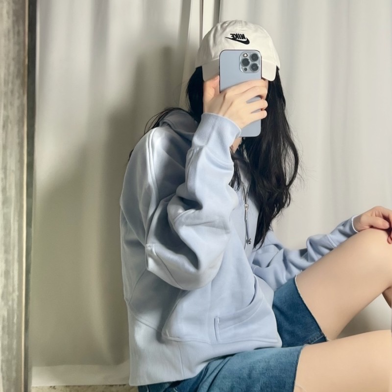 (W) Lululemon Scuba Oversized Full-Zip Hoodie Espresso 착용 스타일