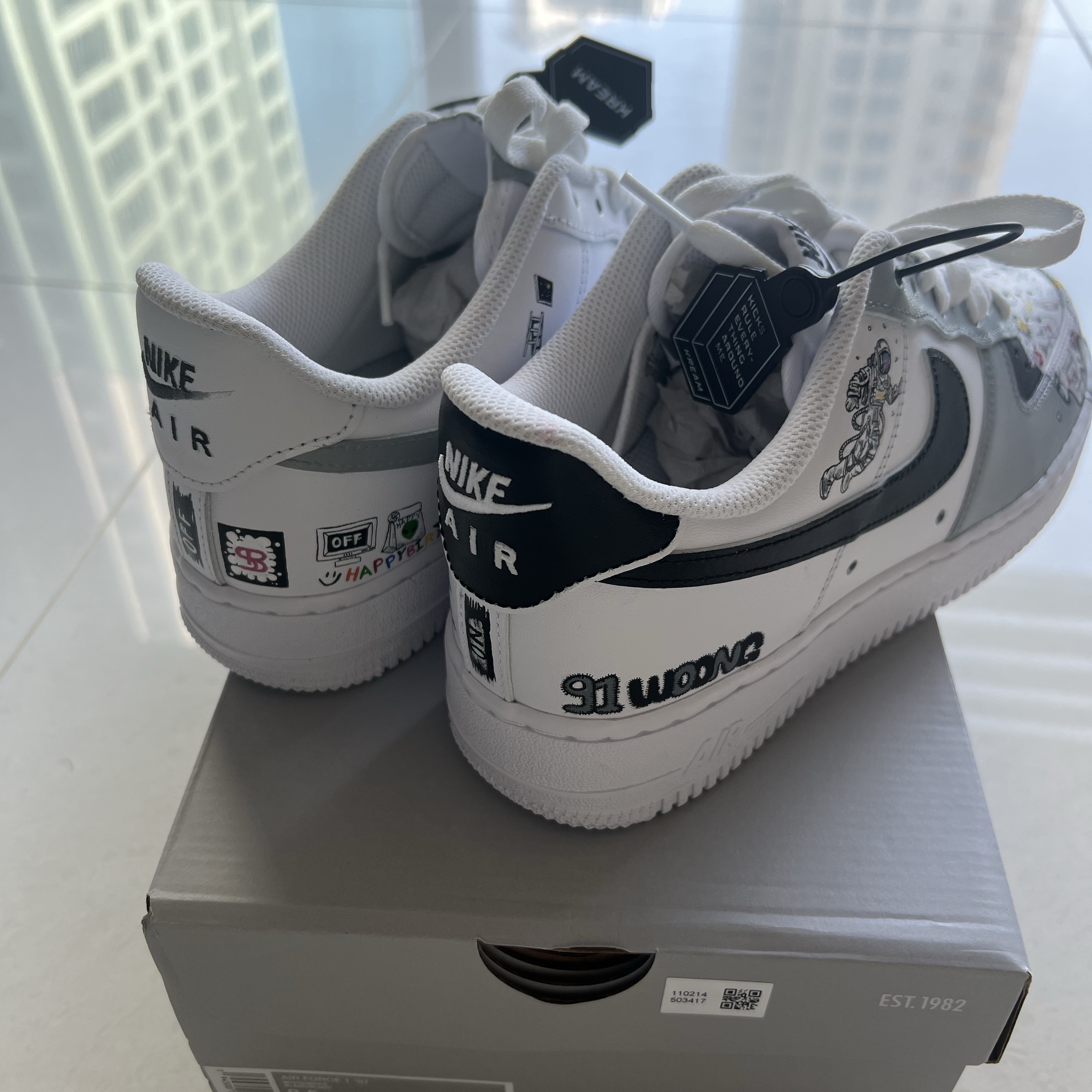 Nike Air Force 1 '07 Low White 착용 스타일 - 3