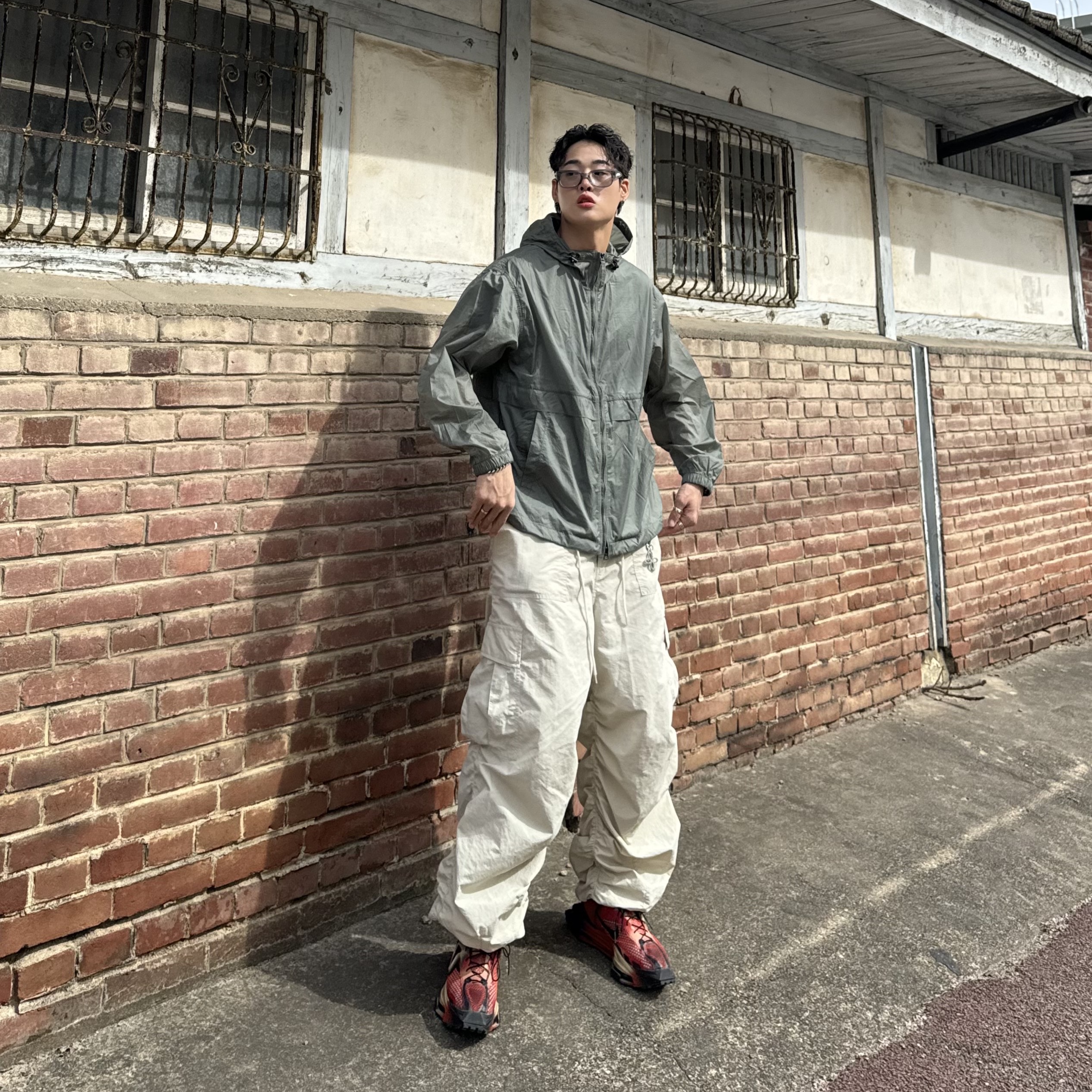 Nike x Matthew M Williams Zoom 004 Rust Factor 착용 스타일 - 3