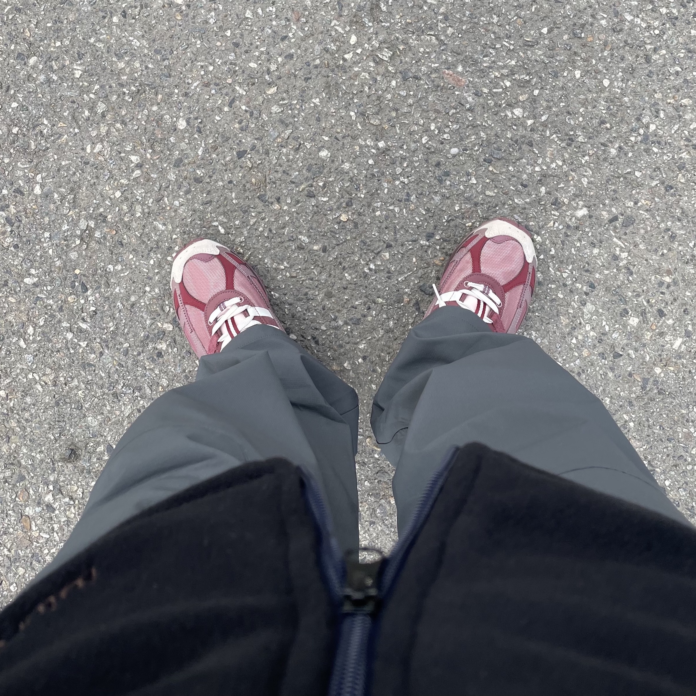 Adidas x Song for the Mute Shadowturf Purple Burgundy 착용 스타일