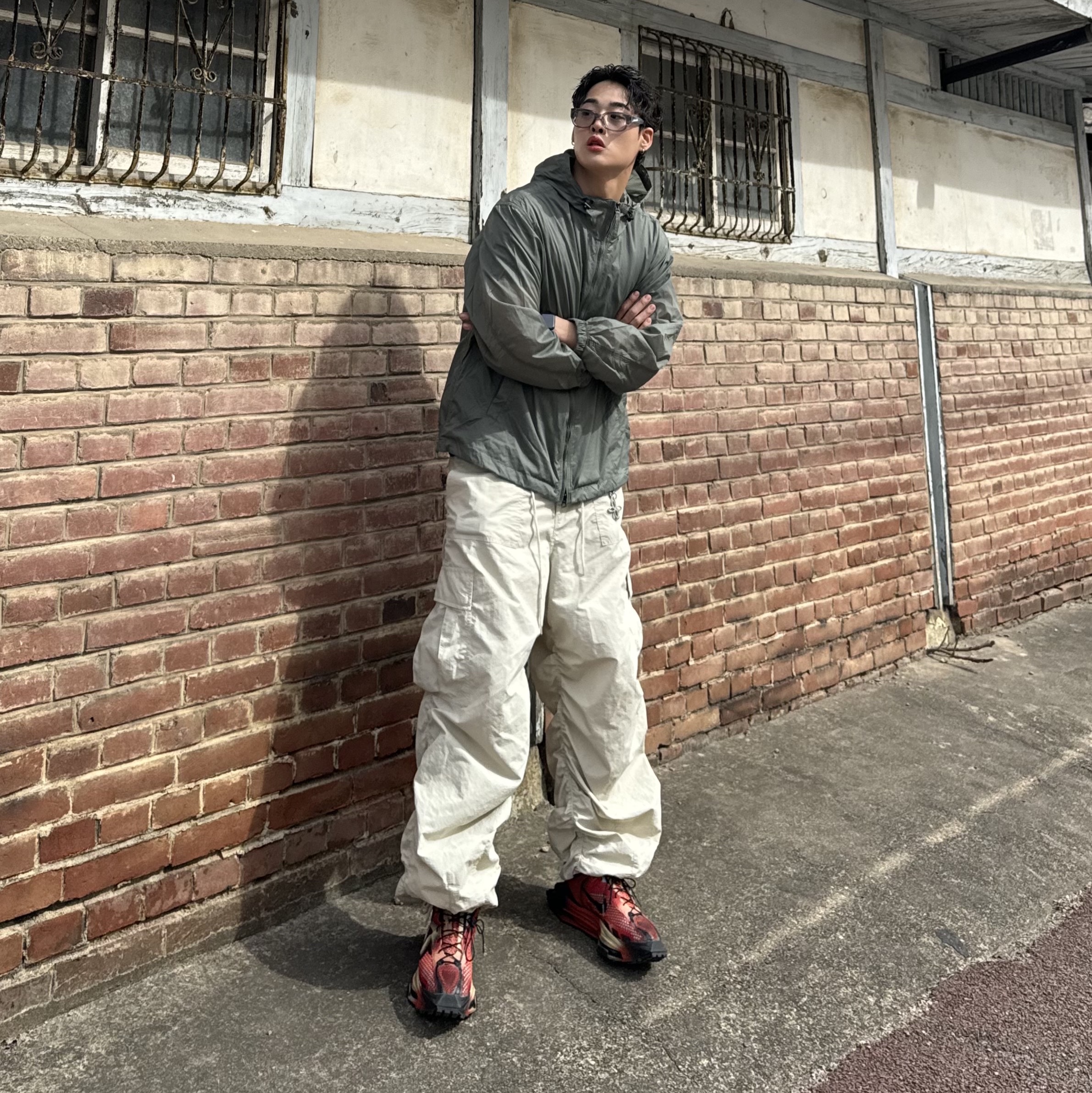 Nike x Matthew M Williams Zoom 004 Rust Factor 착용 스타일 - 4
