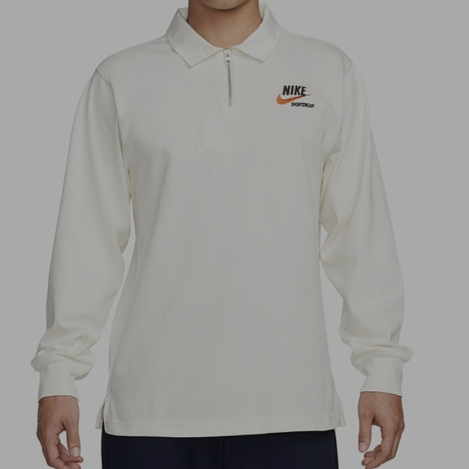 Nike NSW Trend Rugby Top Sail - Asia 착용 스타일 - 1