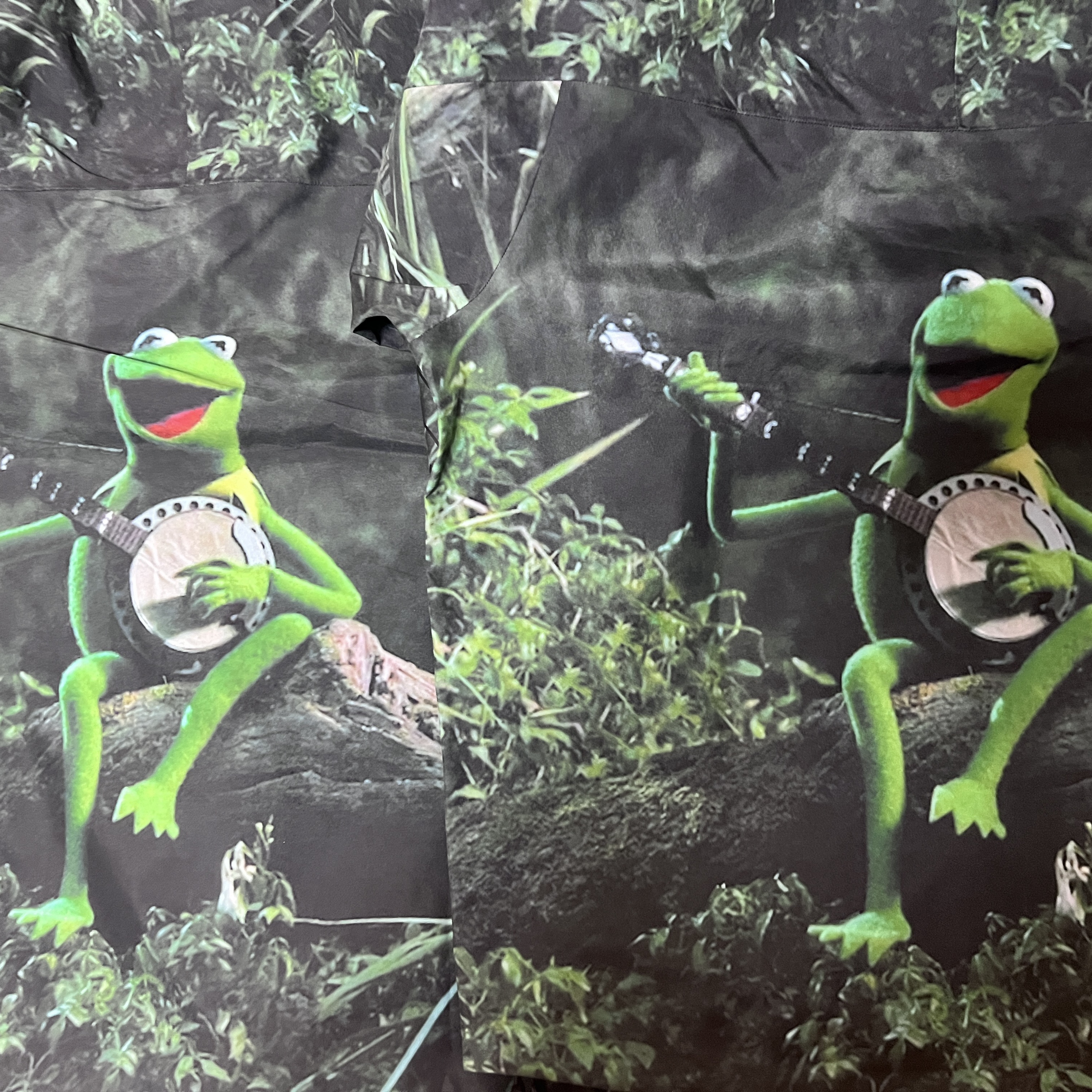 Supreme Gore-Tex Taped Seam Shell Jacket Kermit The Frog - 24SS 착용 스타일