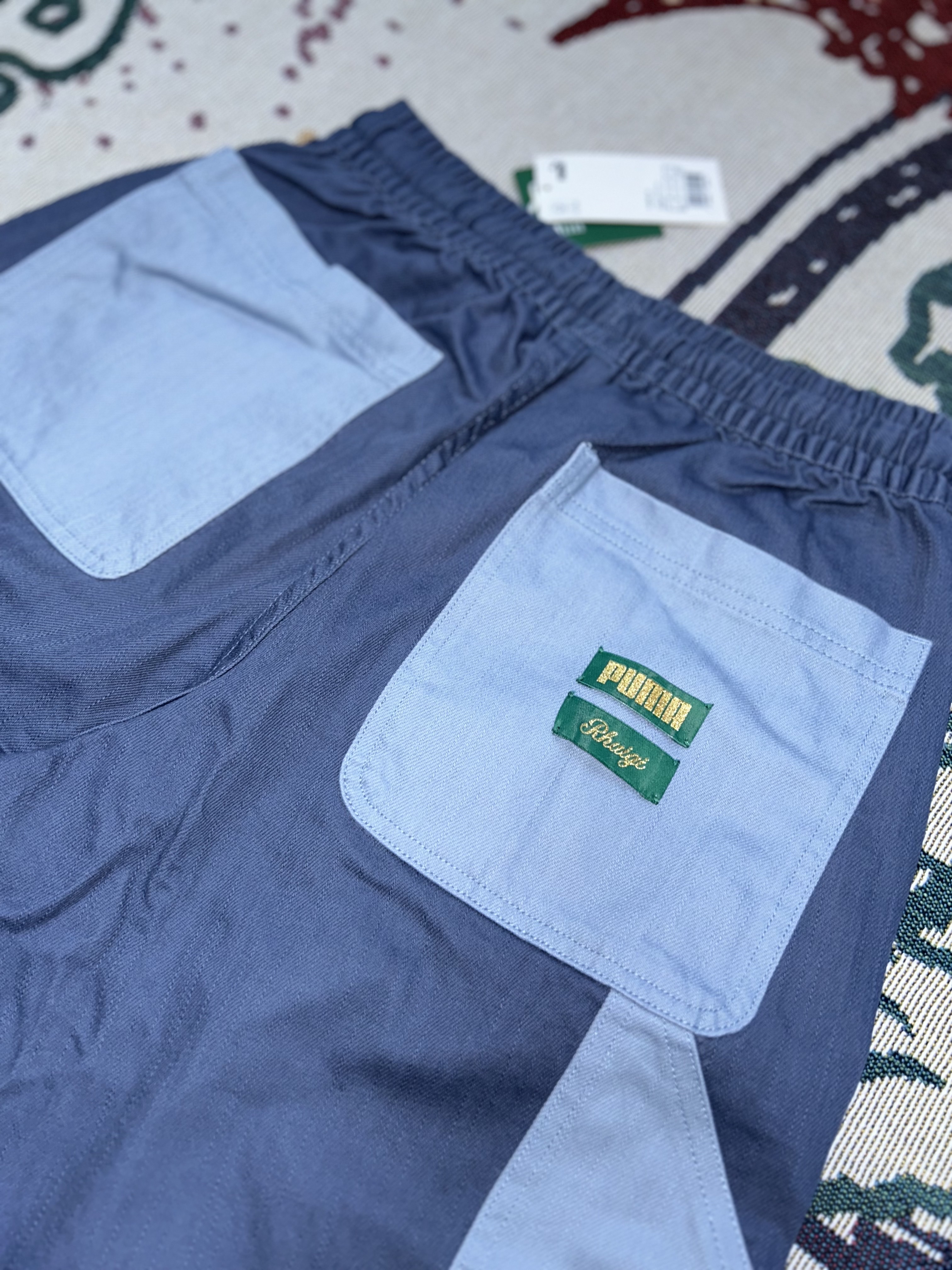 Puma x Rhuigi Double Knee Pants Inky Blue 착용 스타일 - 6