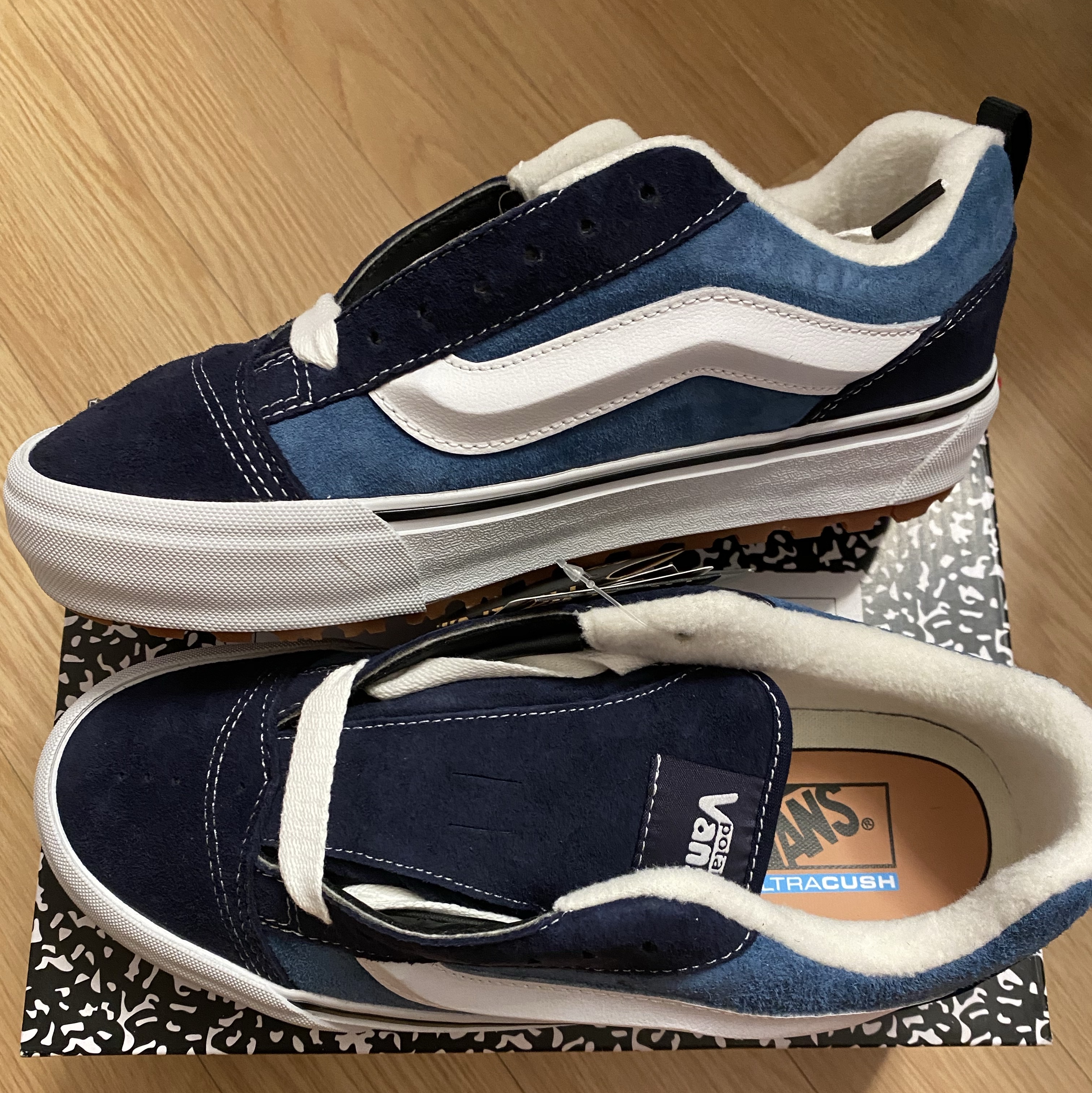 Vans Vault x Imran Potato Knu-Skool MTE-1 LX Navy 착용 스타일