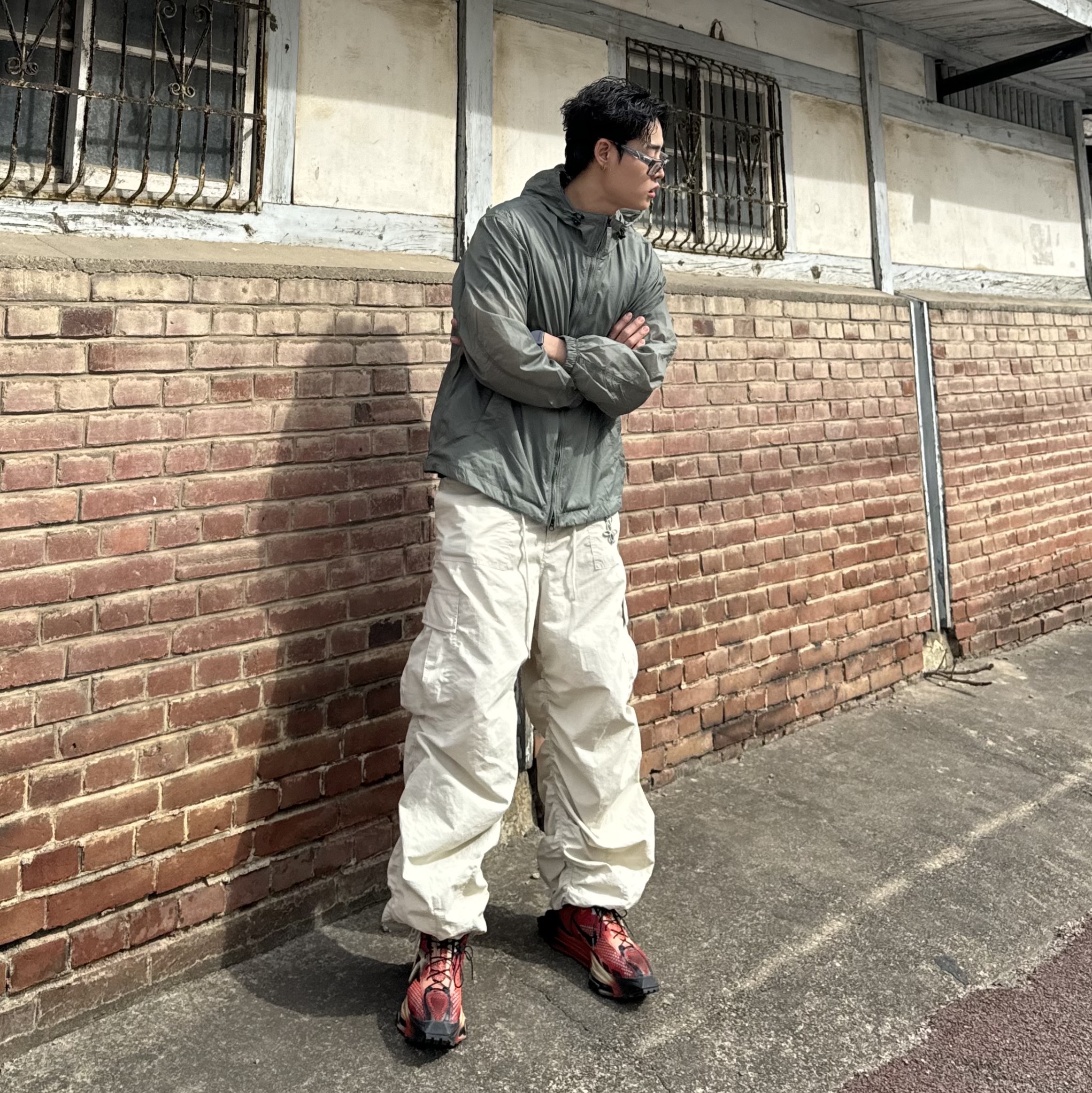Nike x Matthew M Williams Zoom 004 Rust Factor 착용 스타일 - 2