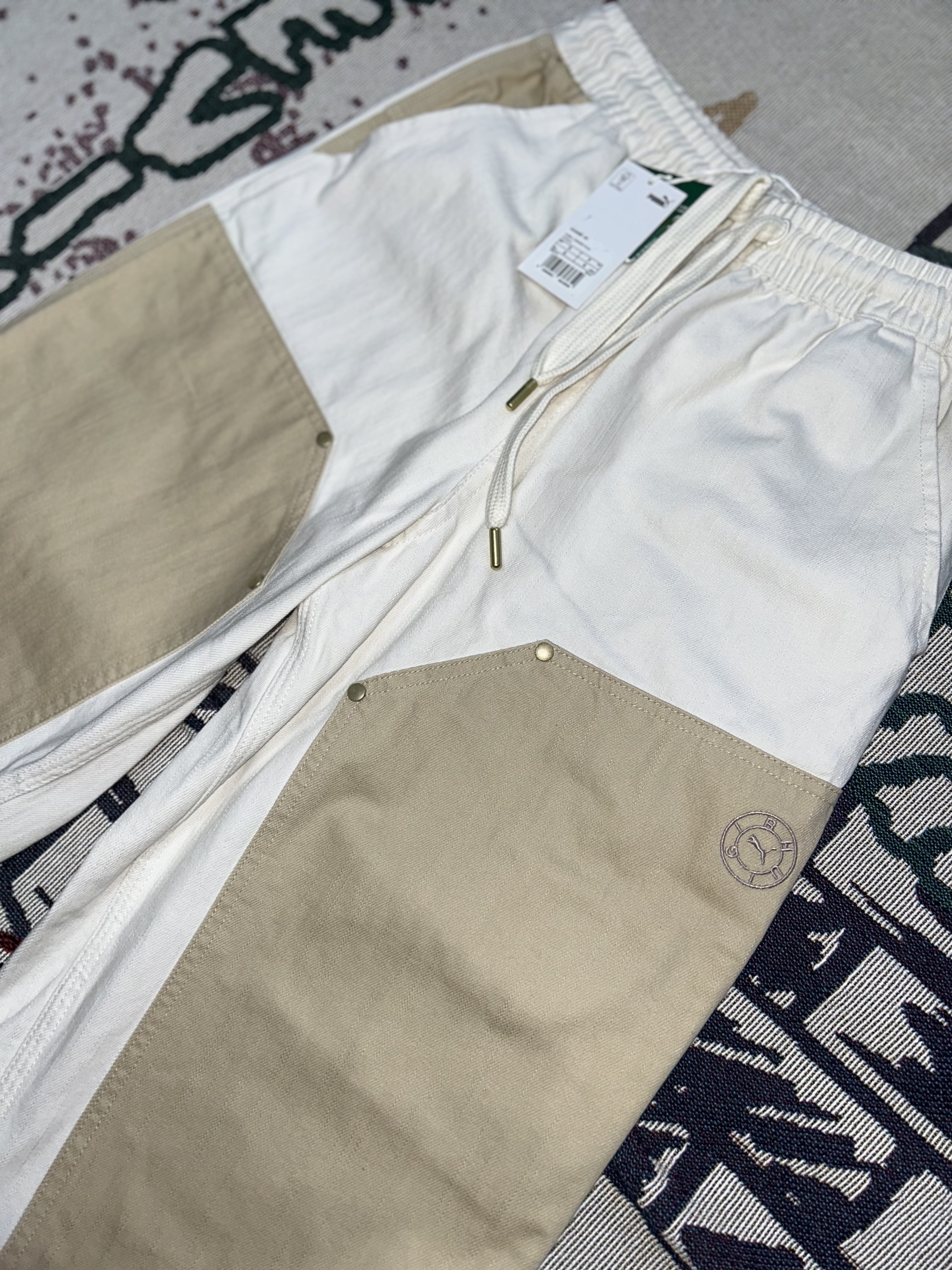Puma x Rhuigi Double Knee Pants Pristine 착용 스타일 - 3