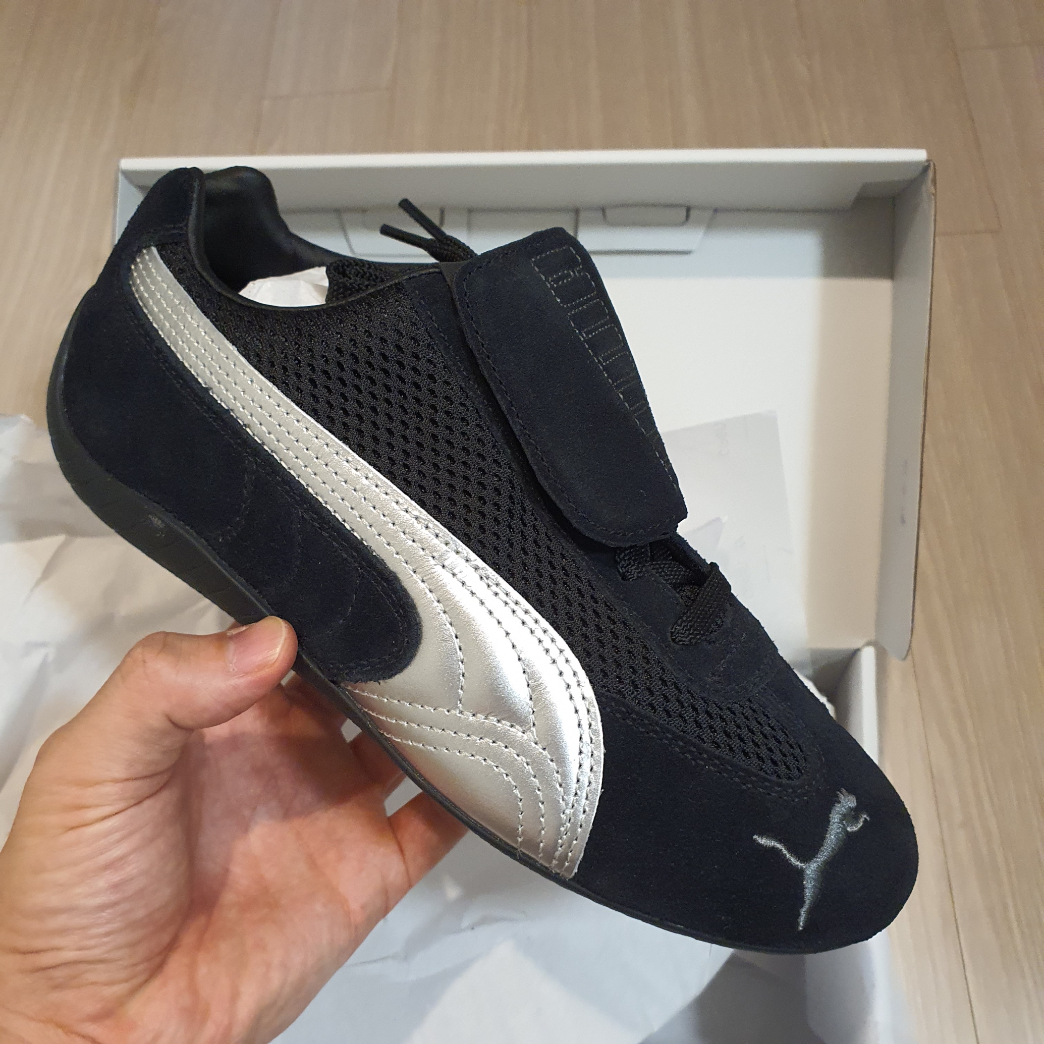 Puma x Open Yy Speedcat Black Shadow Gray 착용 스타일