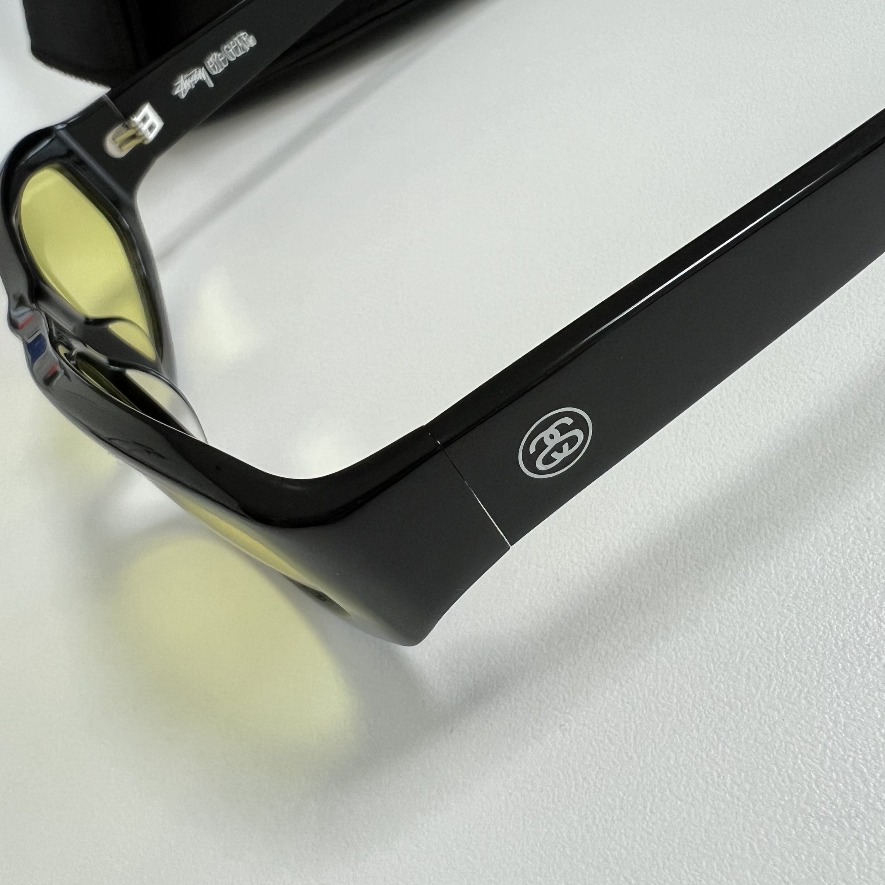 Stussy Landon Sunglasses Black Yellow Lens ์ฐฉ์ฉ ์คํ์ผ - 3