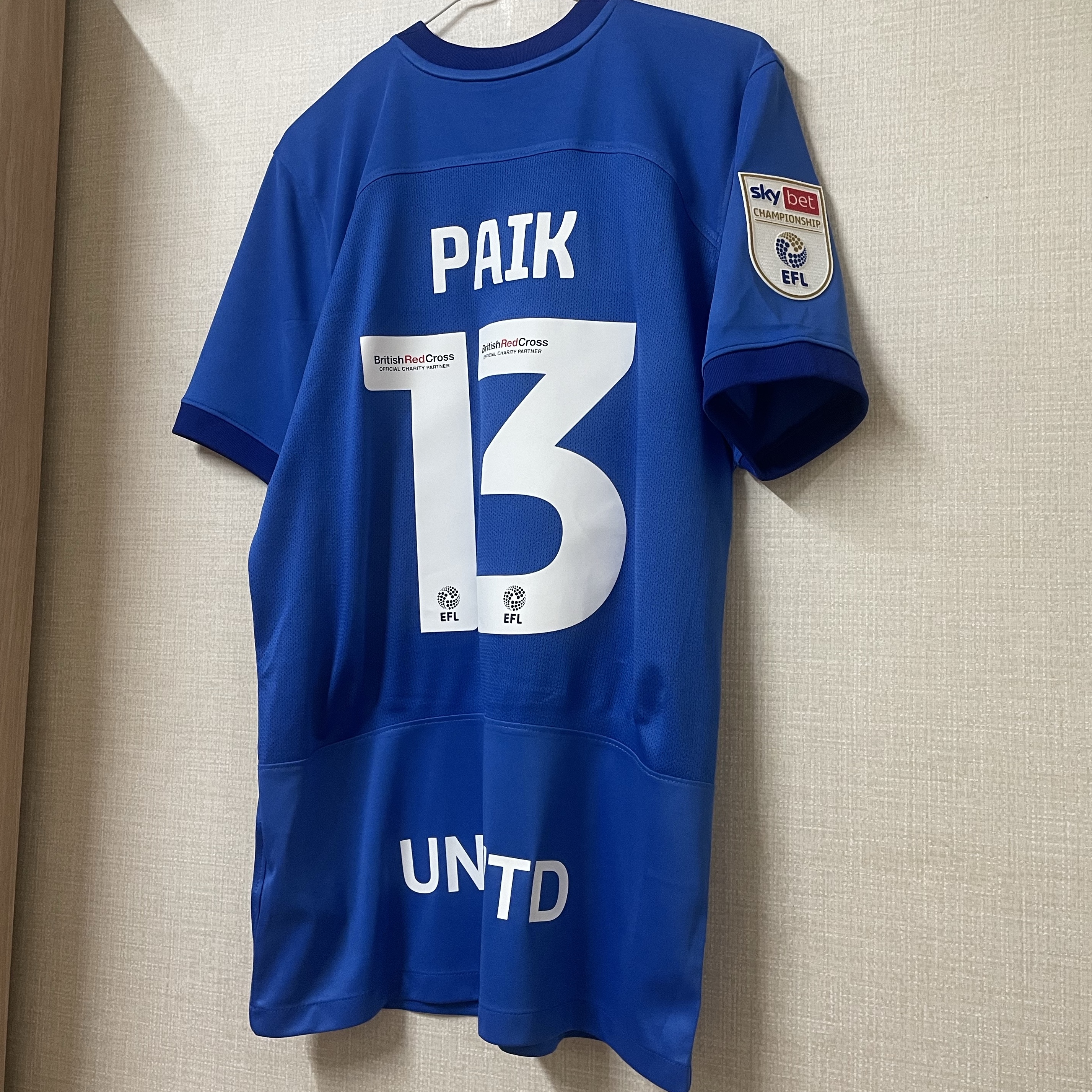 Nike Birmingham City FC 2023/24 Dri-Fit Stadium Home Jersey Blue (Non Marking Ver.) 착용 스타일
