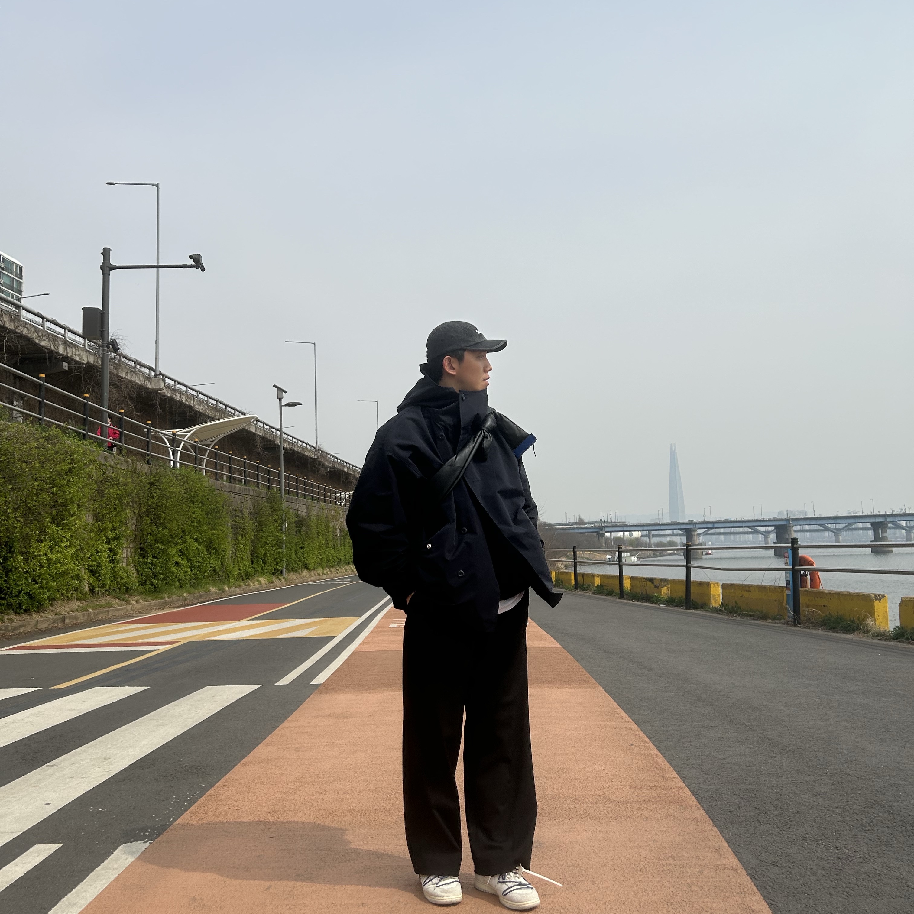 Supreme Denim Camp Cap Black - 24SS, Nike x Off-White Dunk Low The 50 - Lot 20 착용 스타일 - 2