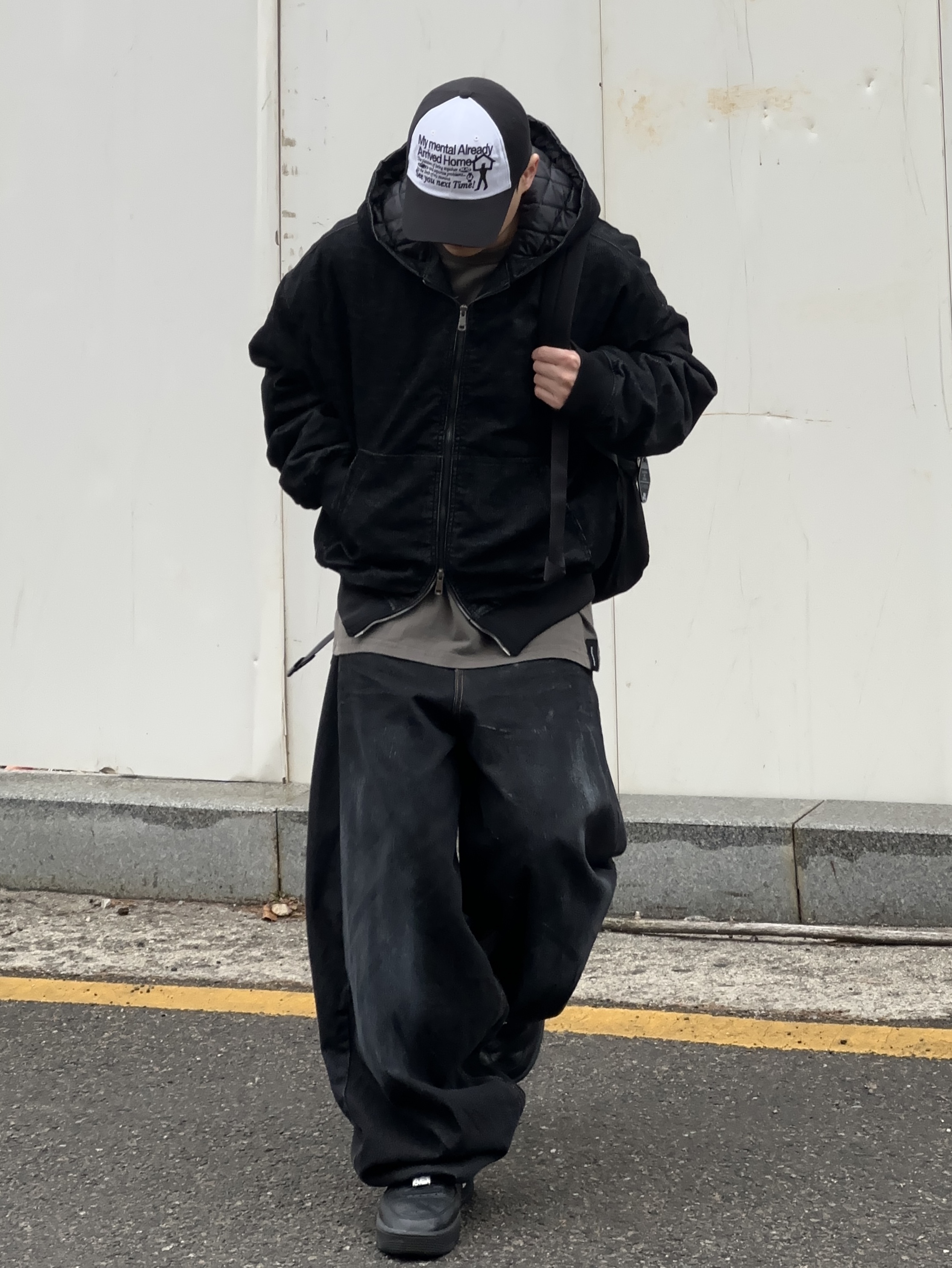 Nike x Ambush Air Force 1 Low SP Black 착용 스타일 - 2