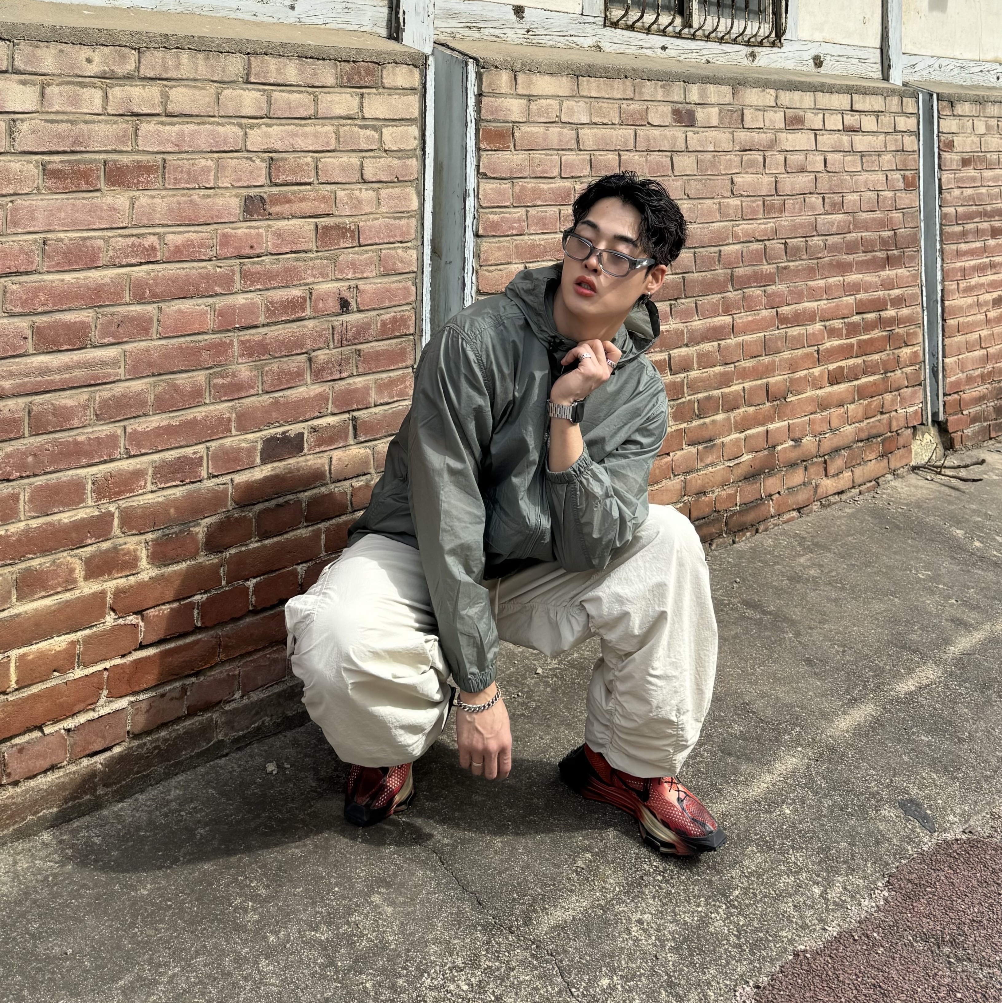Nike x Matthew M Williams Zoom 004 Rust Factor 착용 스타일 - 1