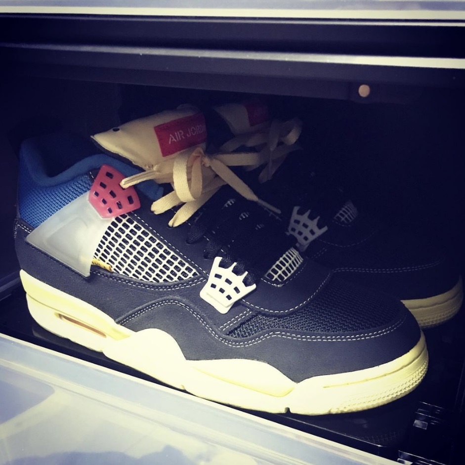 Jordan 4 x Union Retro Off Noir 착용 스타일