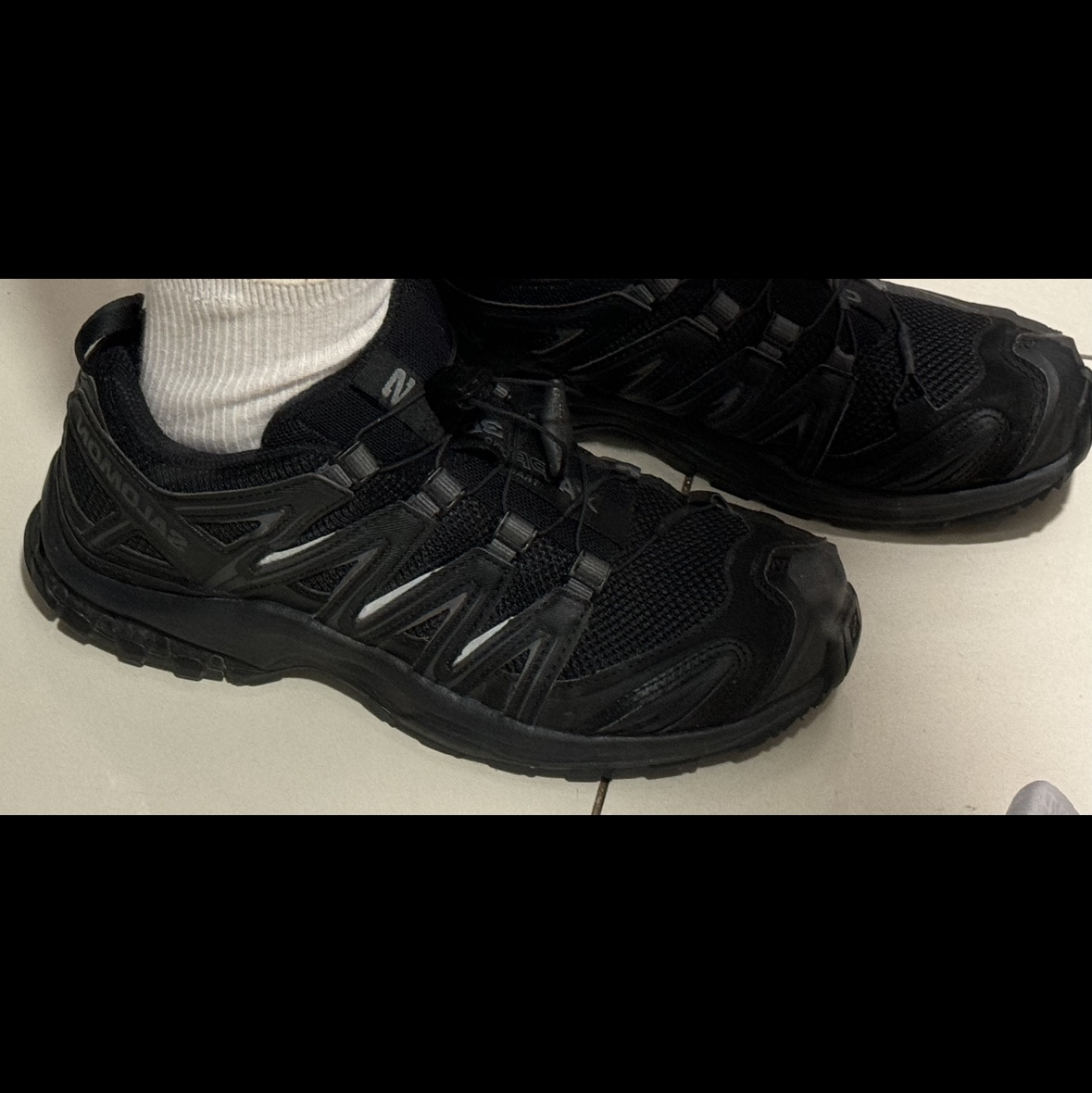 Salomon XA Pro 3D Black Magnet 착용 스타일