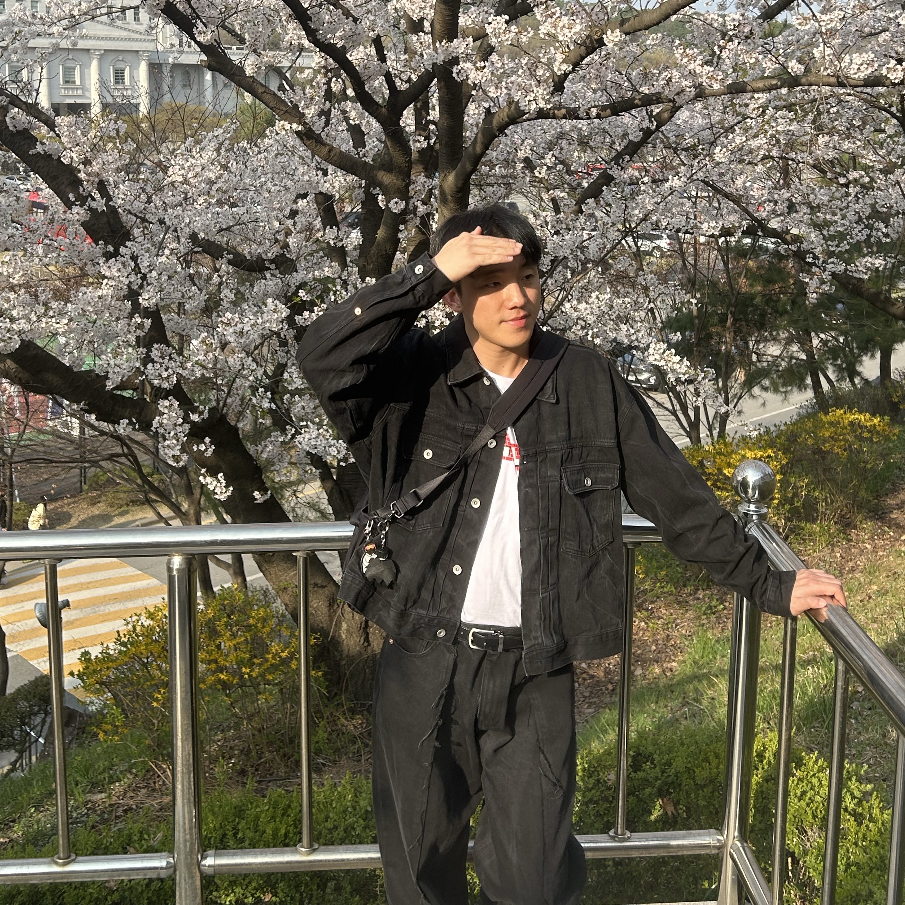 Amiacalva Gabardine Body Bag Black, Nike x Stussy Air Zoom Spiridon Cage 2 Pure Platinum 착용 스타일 - 3