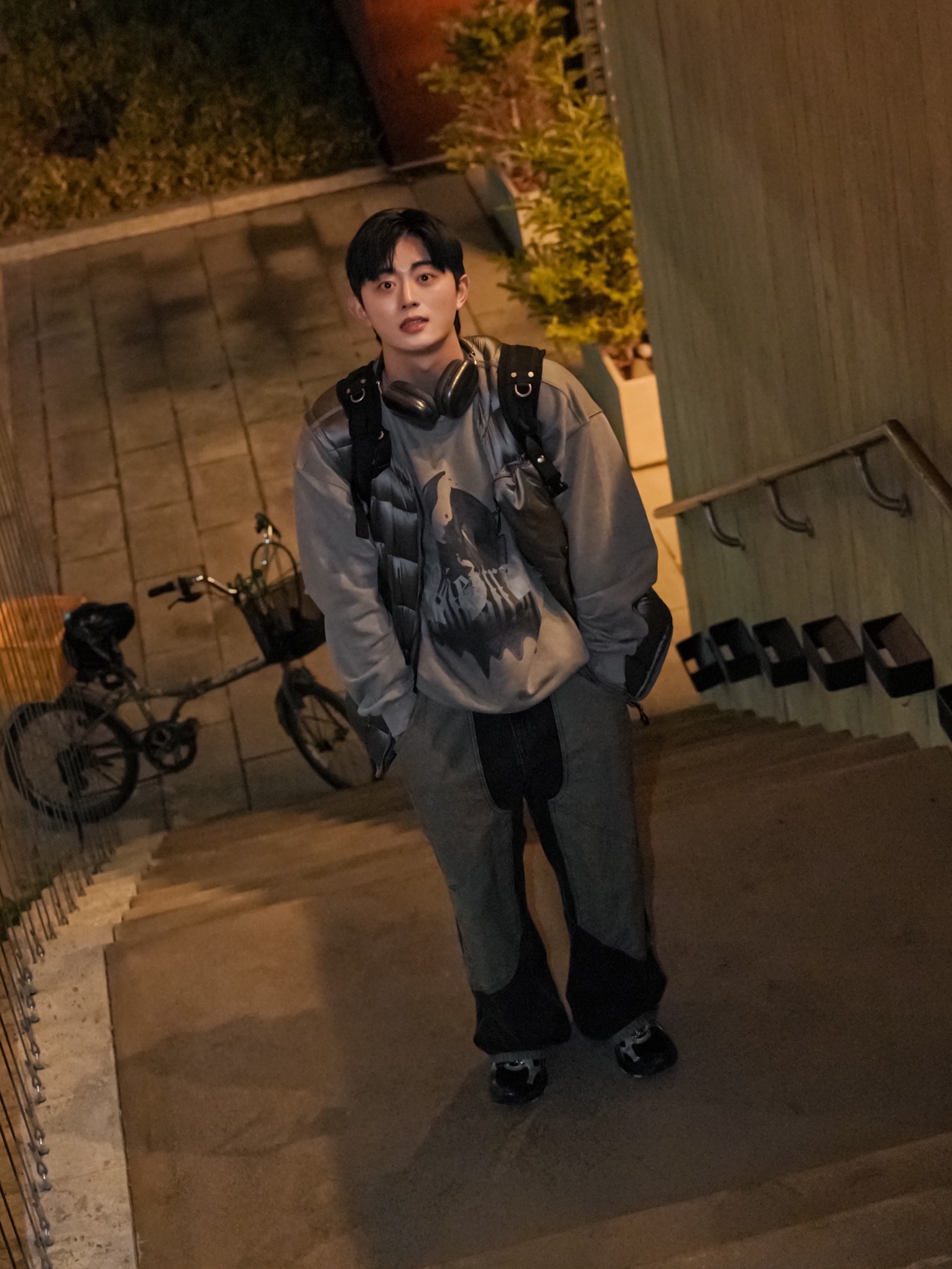 Asics x Atmos x Undermycar Gel-Kayano 14 Black Pure Silver 착용 스타일 - 2