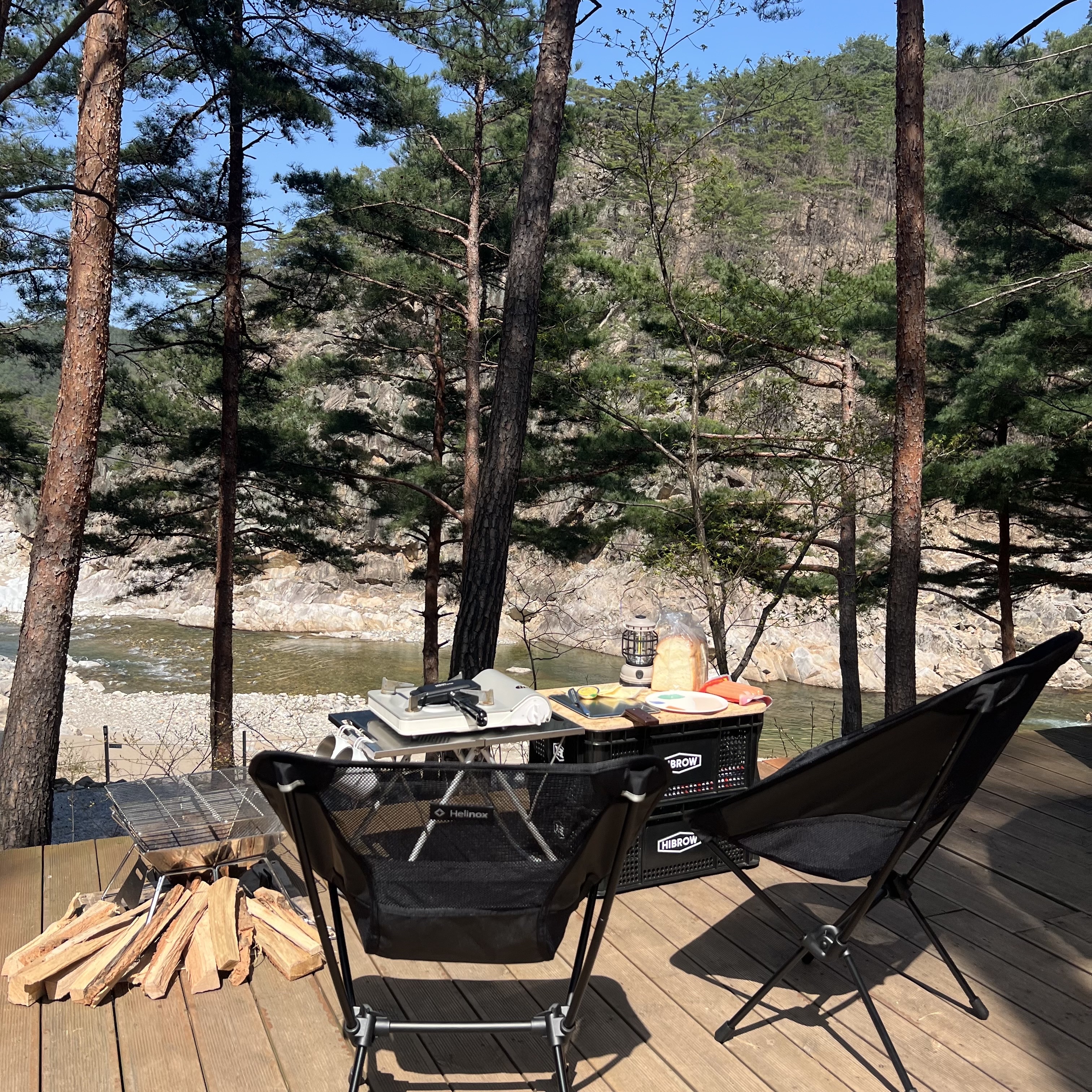 Helinox Chair One L Blackout Edition, Helinox Chair One All Black 착용 스타일