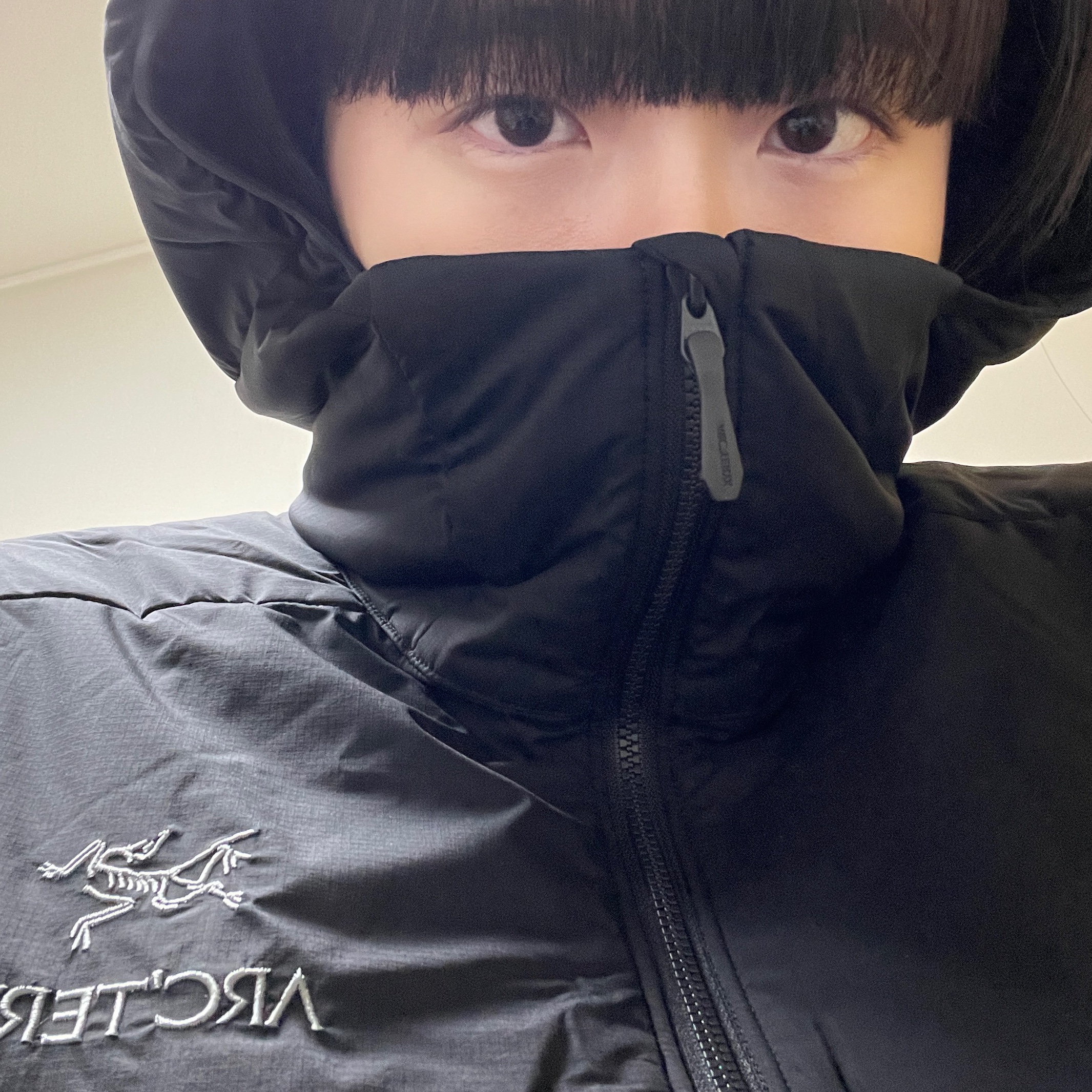 Arc'teryx Atom LT Hoody Black 착용 스타일