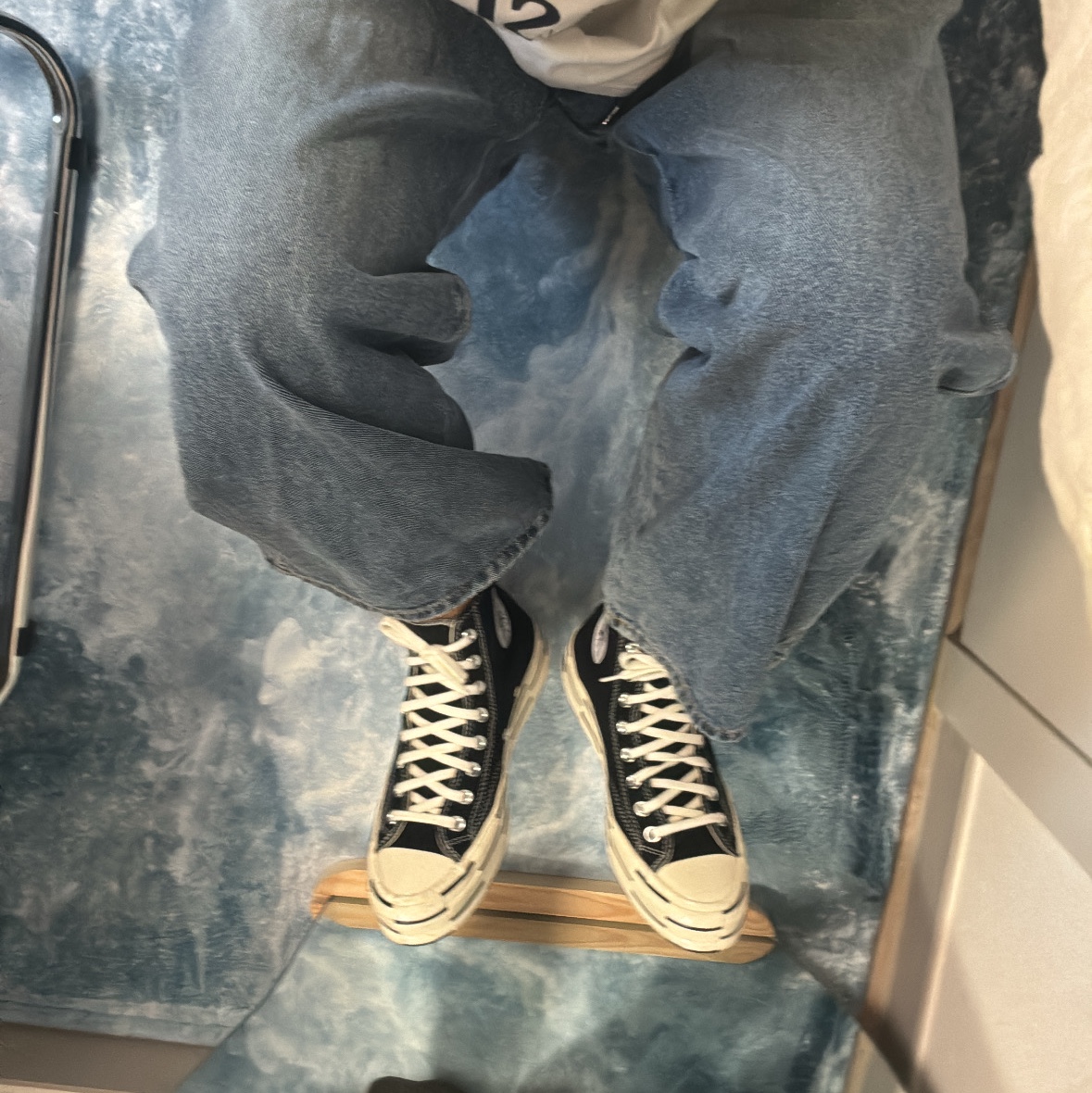 Converse x Brain Dead Chuck 70 Hi Black 착용 스타일