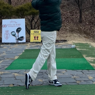 Jordan 1 Low Golf Midnight Navy 착용 스타일