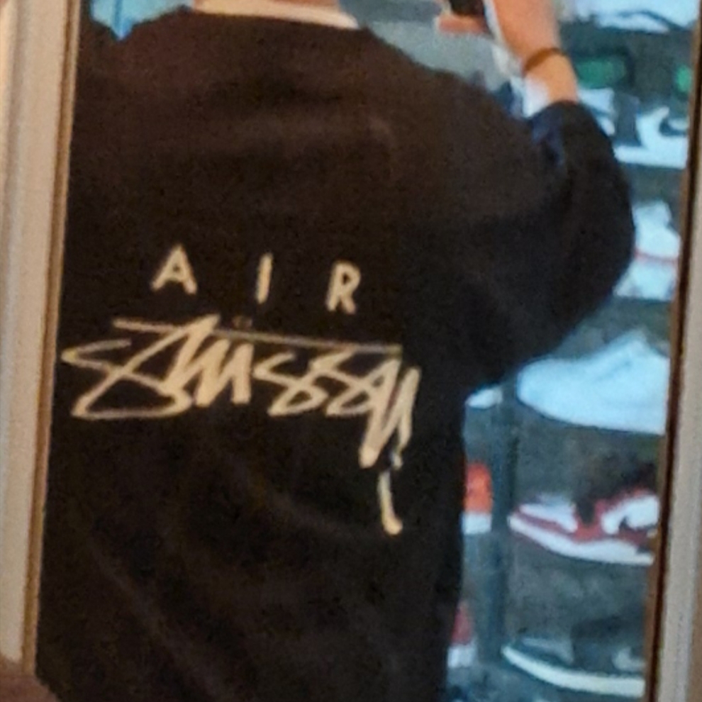 Nike x Stussy Long Sleeve Top Black (FJ9164-010) 착용 스타일
