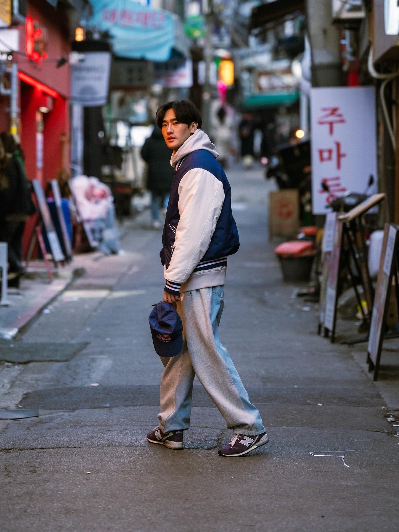 New Balance 996 Purple, Palace x Arc'teryx Hood Grey - 20FW 착용 스타일 - 6