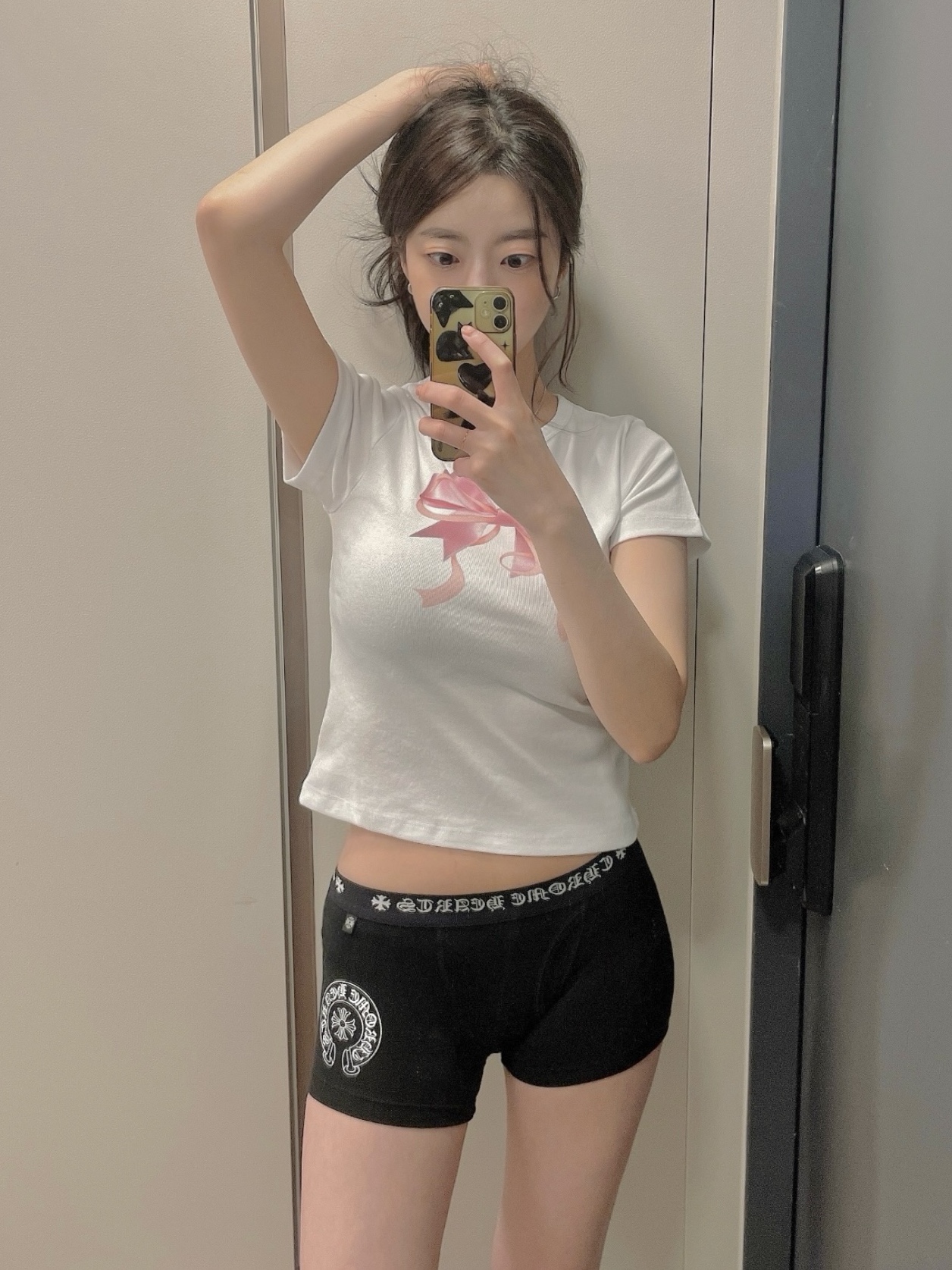 Chrome Hearts Boxer Brief Black 착용 스타일