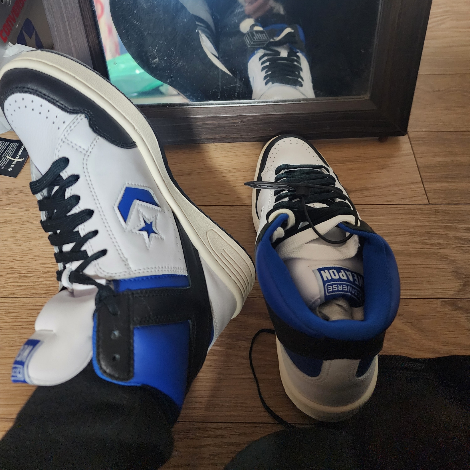 Converse x Fragment Weapon Mid White 착용 스타일 - 2