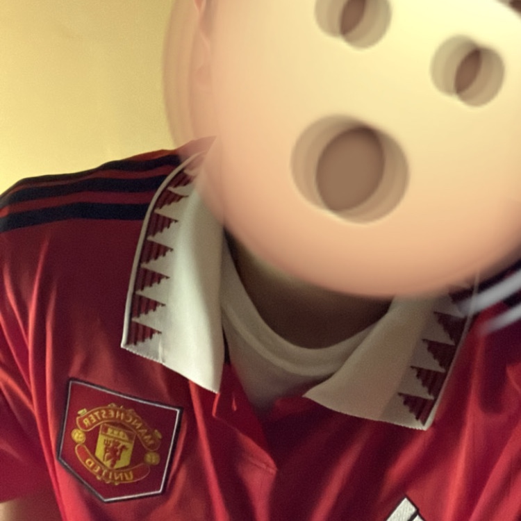 Adidas Manchester United 2022/23 Home Jersey Real Red - US Sizing (Non Marking Ver.) 착용 스타일 - 1
