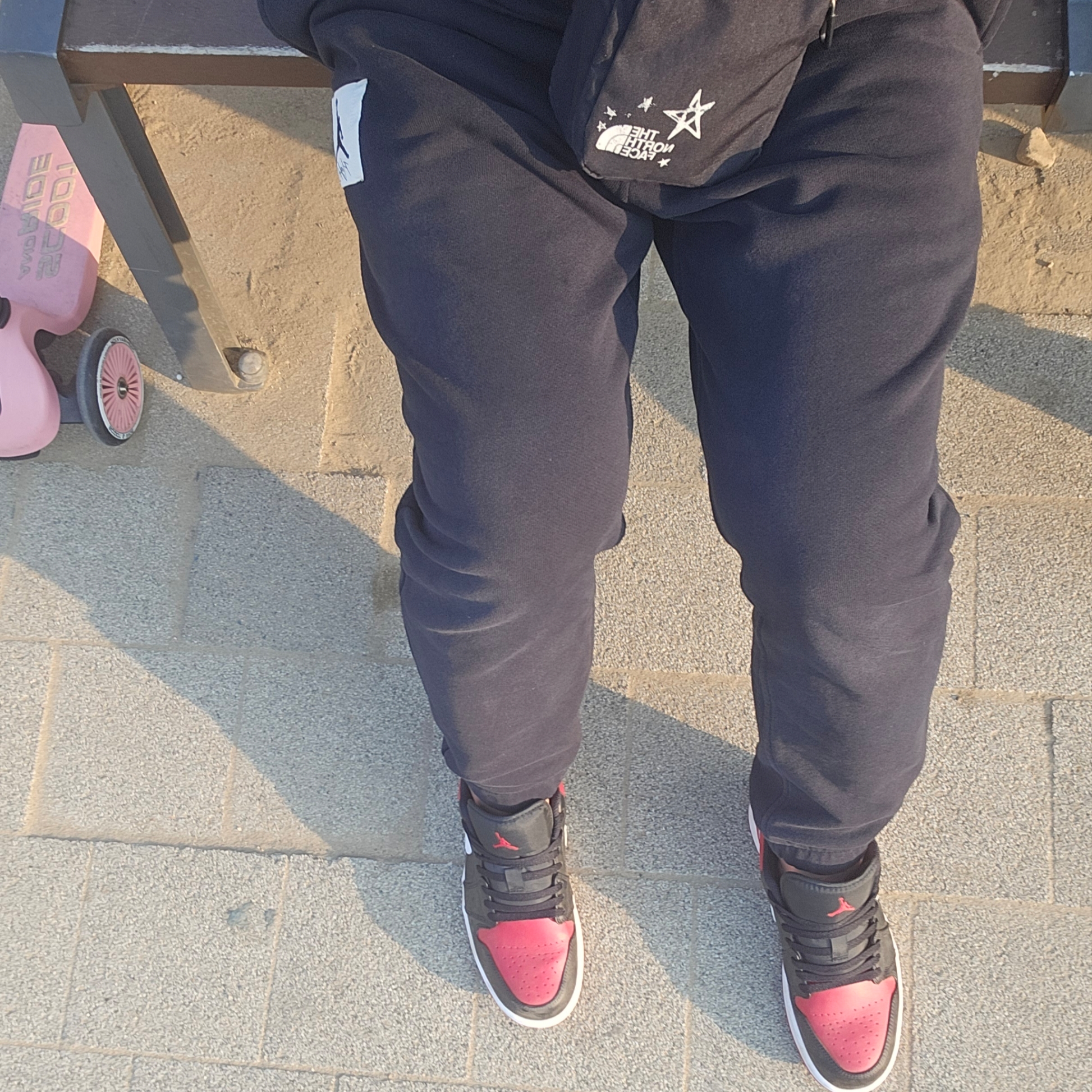 Jordan 1 Low Alternate Bred Toe 착용 스타일