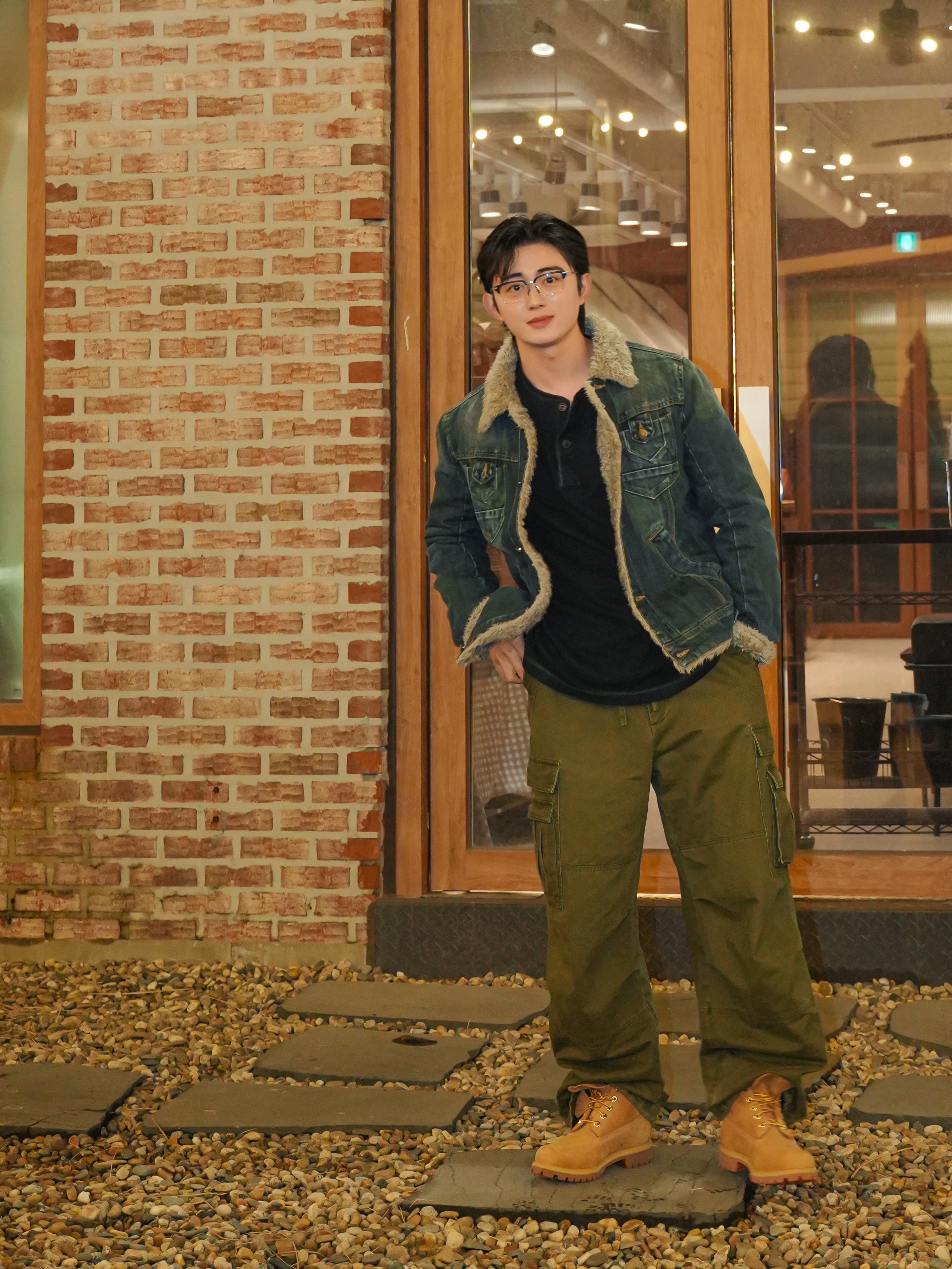 Timberland Premium 6 inch Waterproof Boot Wheat Nubuck - Wide 착용 스타일 - 1