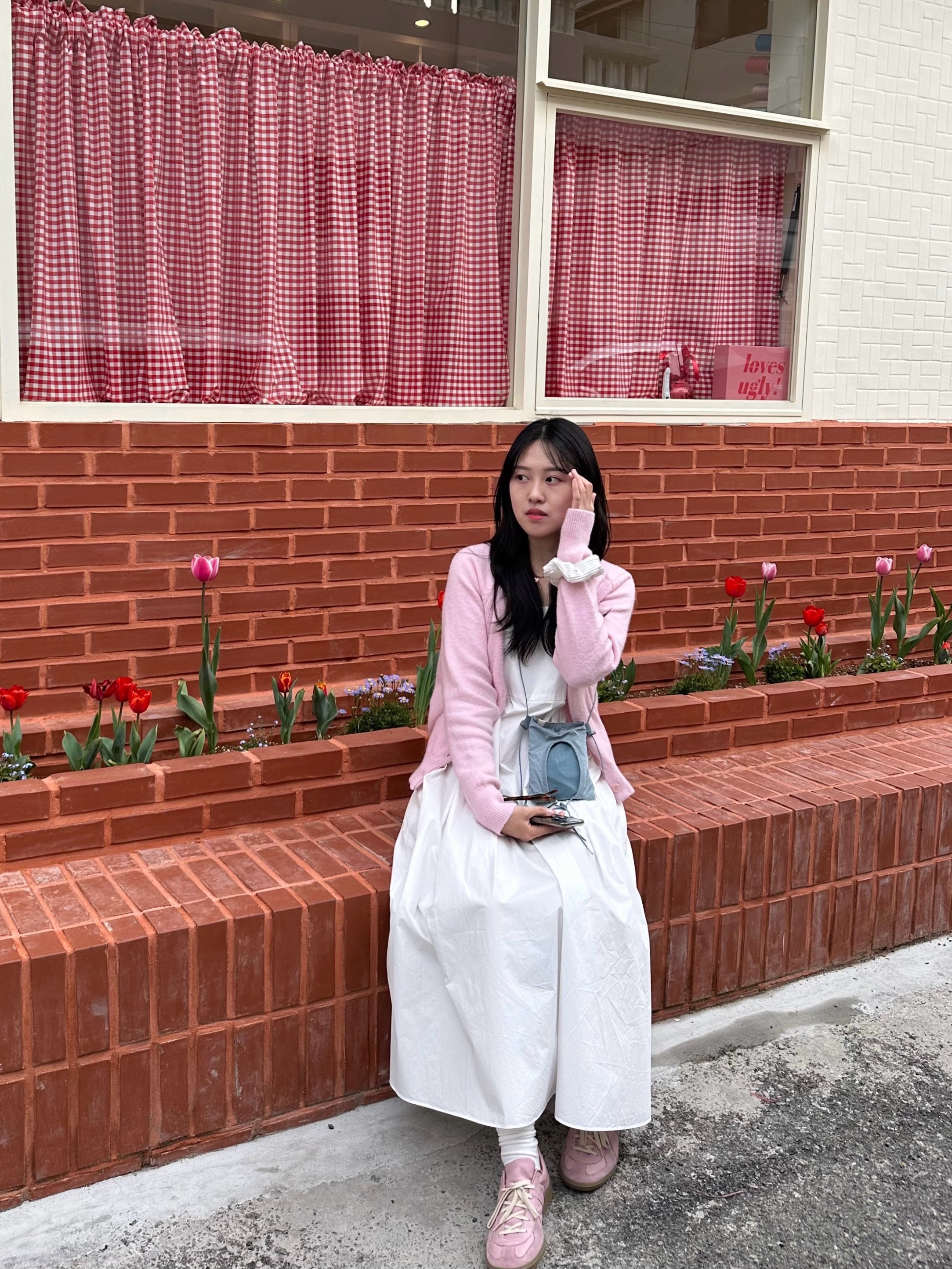 Reproduction of Found German Military Trainer 1700L Light Pink 착용 스타일 - 3