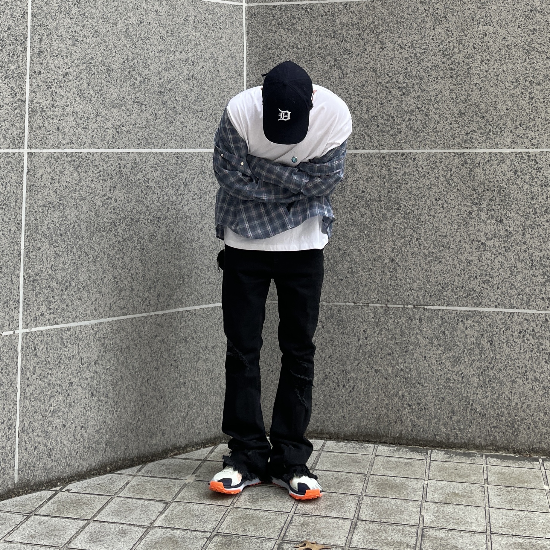 Nike React Pegasus Trail 4 Gore-Tex Sea Glass Purple Ink, Undermycar Crewgu Double Layered Flared Jeans Moonless Night - 23FW 착용 스타일 - 4