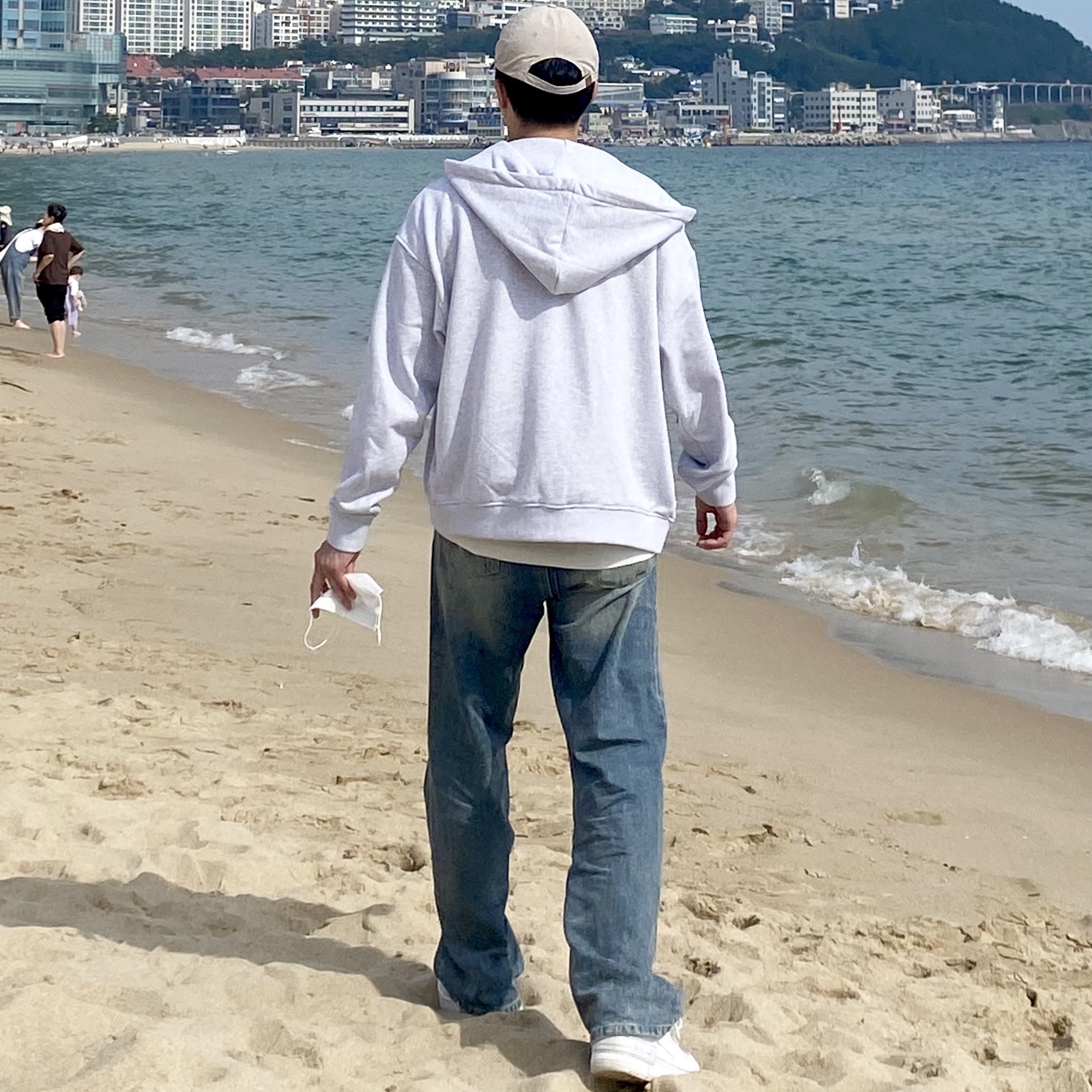 (W) Nike Air Force 1 Shadow Triple White 착용 스타일