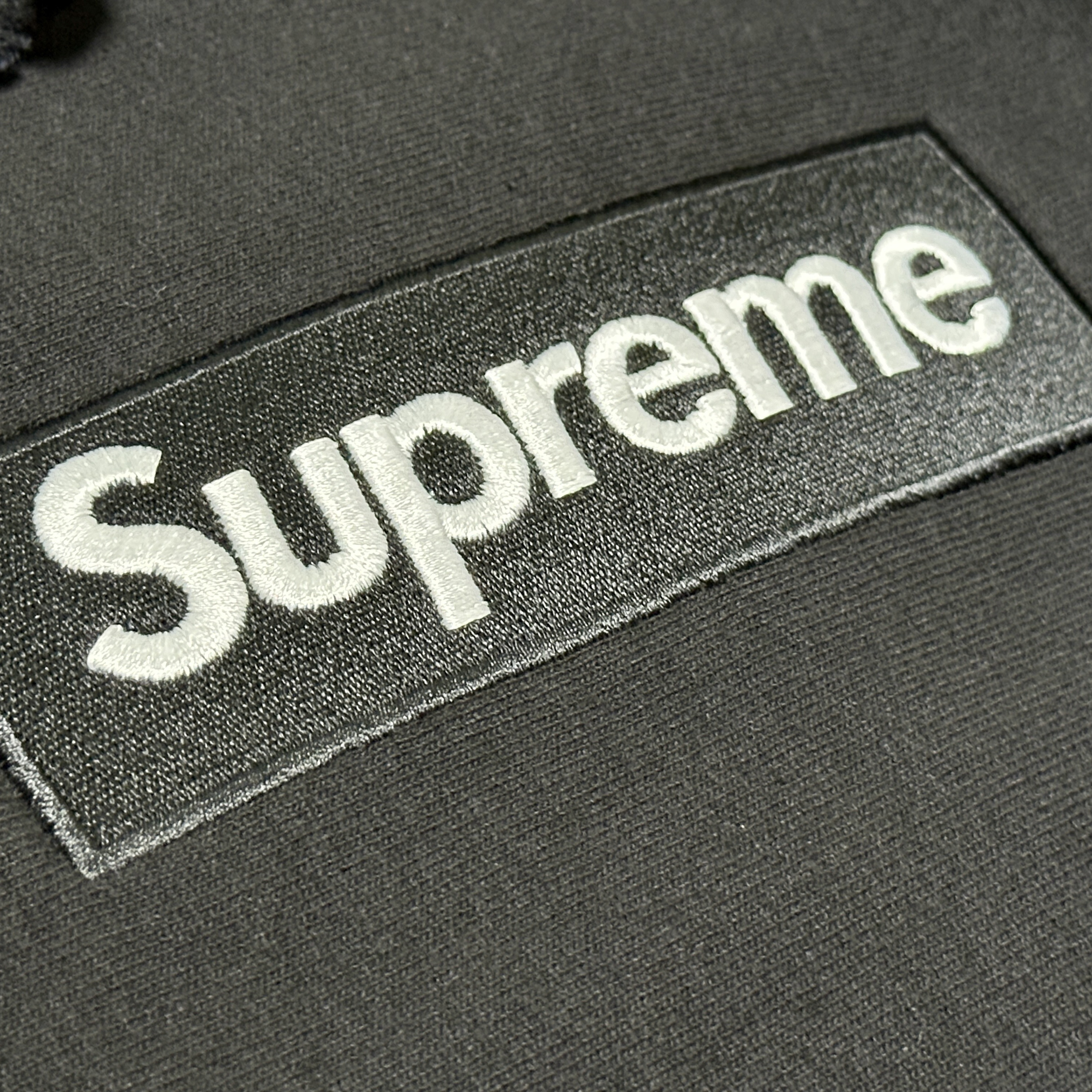 Supreme Box Logo Hooded Sweatshirt Black - 23FW 착용 스타일 - 3