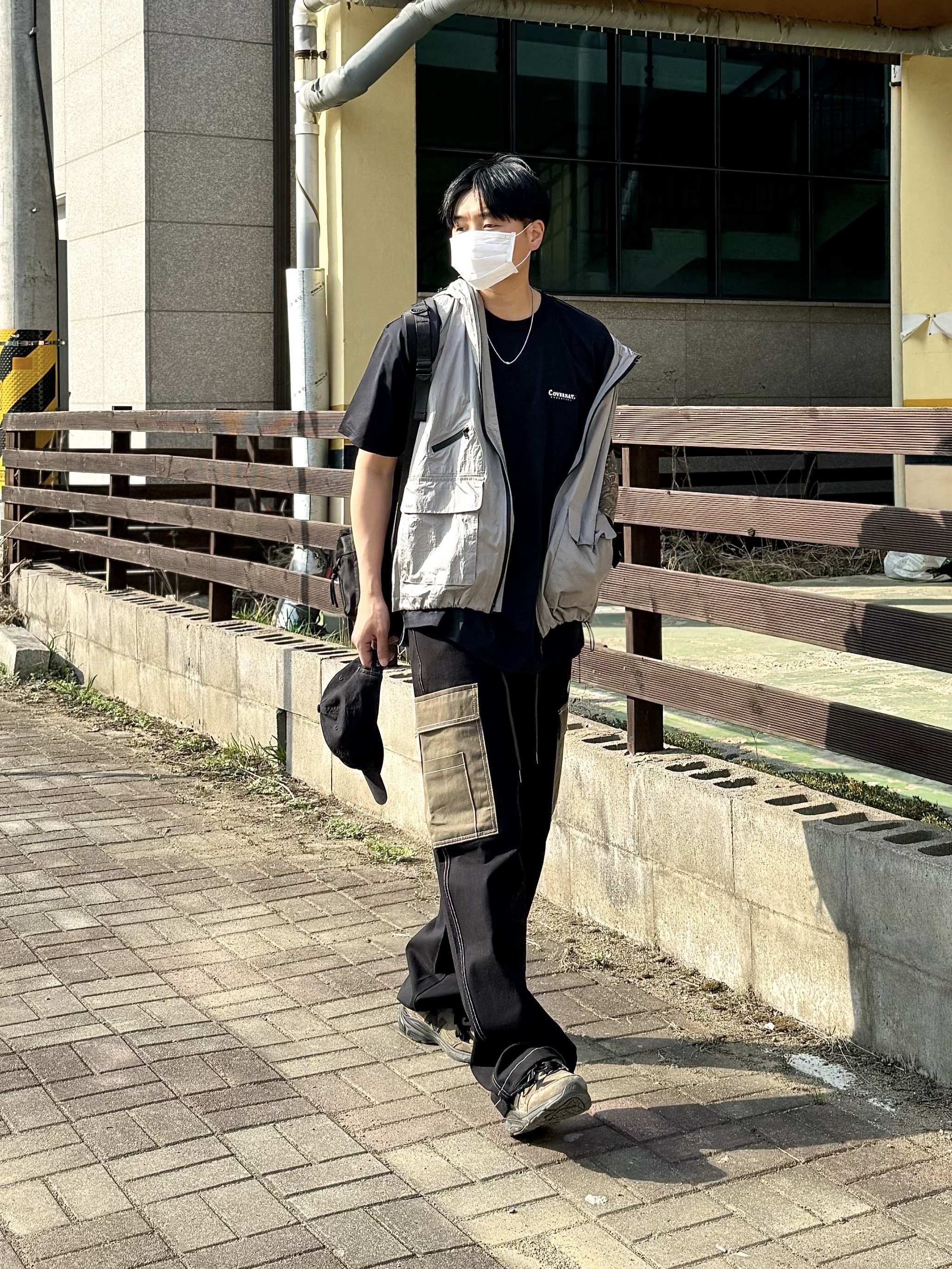 New Balance x JJJJound 990v3 Brown Black 착용 스타일 - 3