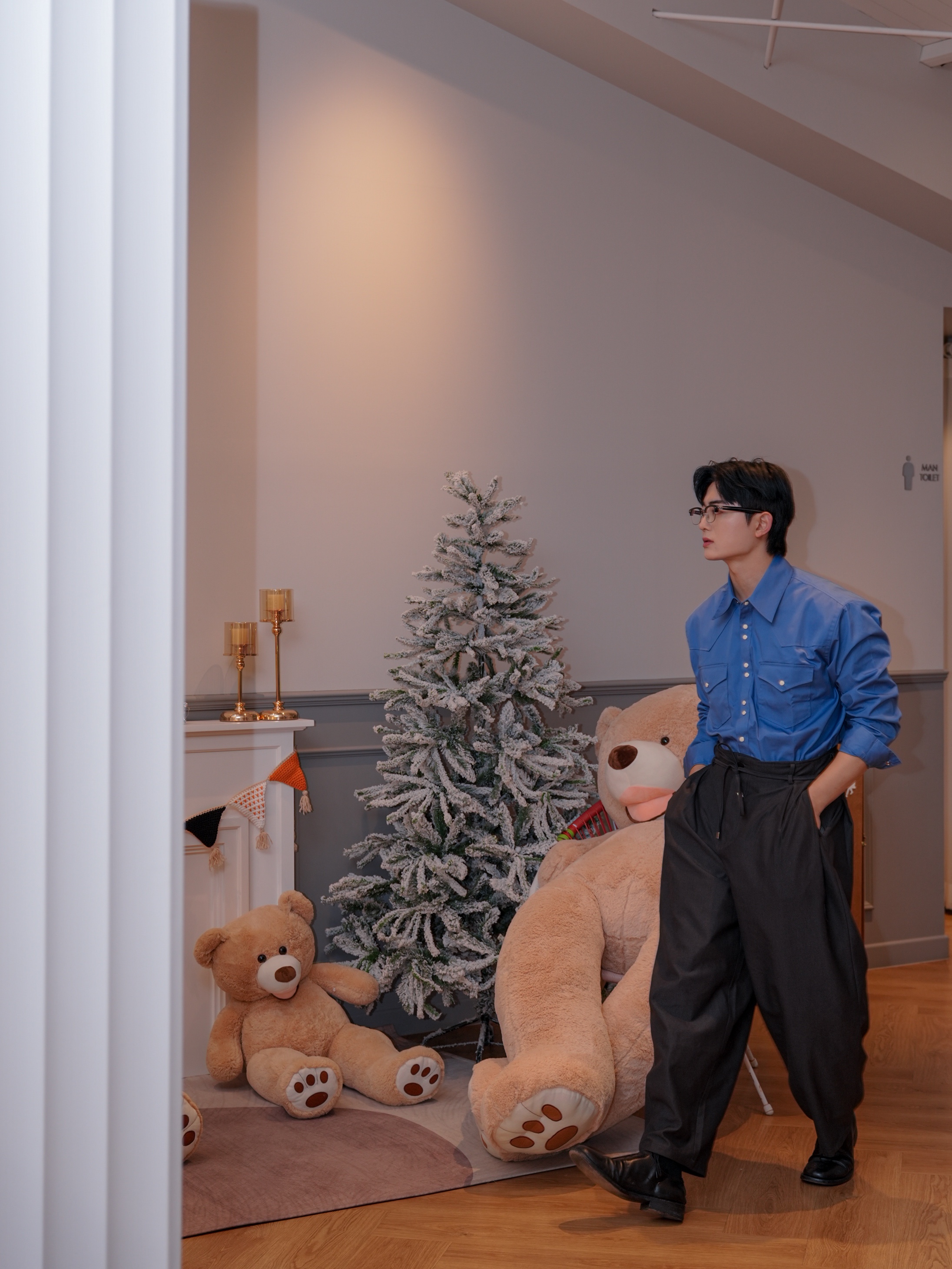Kinchi Grainy - 547 (a) Black 착용 스타일 - 4
