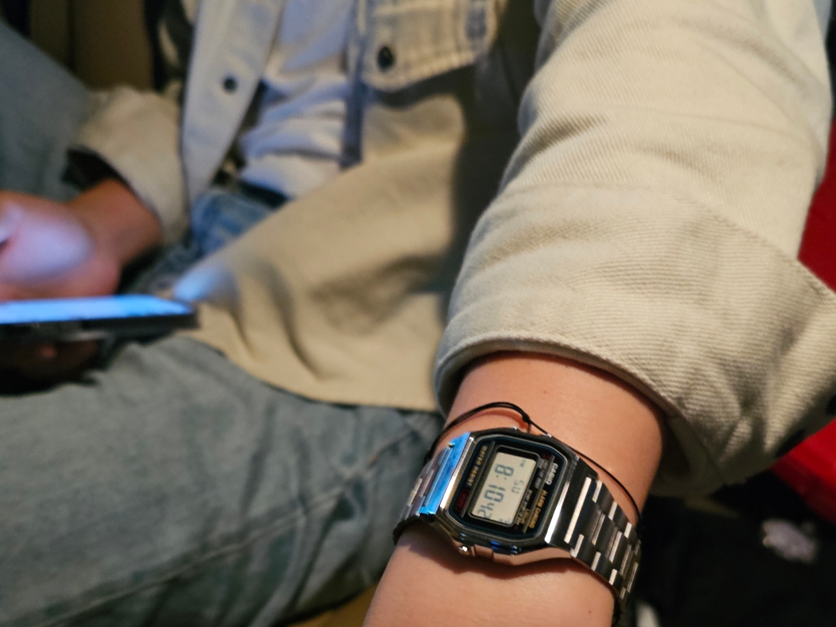 Casio A-158WA-1 착용 스타일 - 1